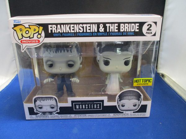 Funko Pop! Hot Topic Exclusive Frankenstein and the Bride 2 Pack