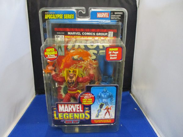 ToyBiz Marvel Legends Apocalypse Series Iron Fist (red variant)