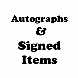 * Autographed Items *