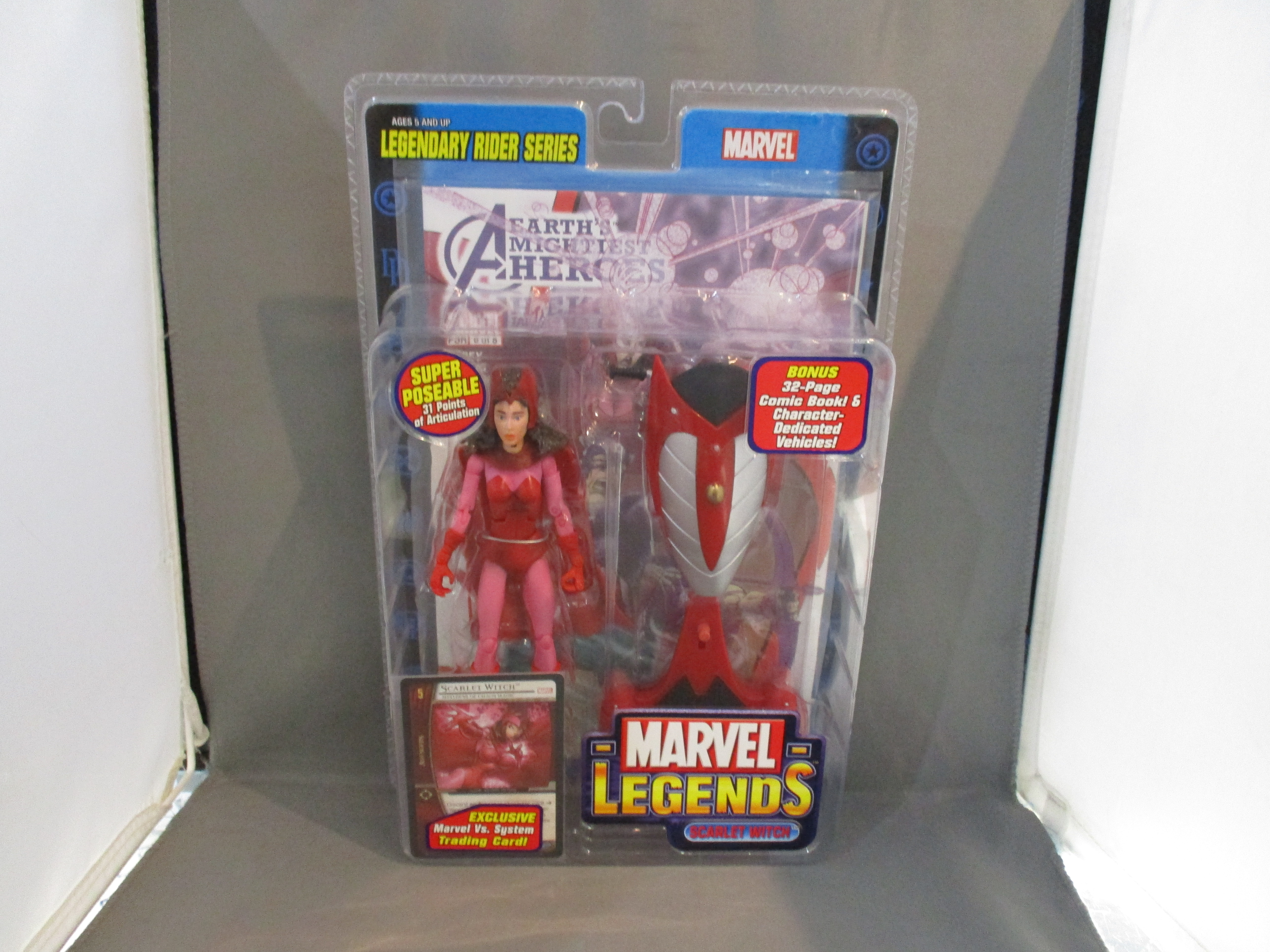 ToyBiz Marvel Legends Scarlet Witch Legendary Rider Series