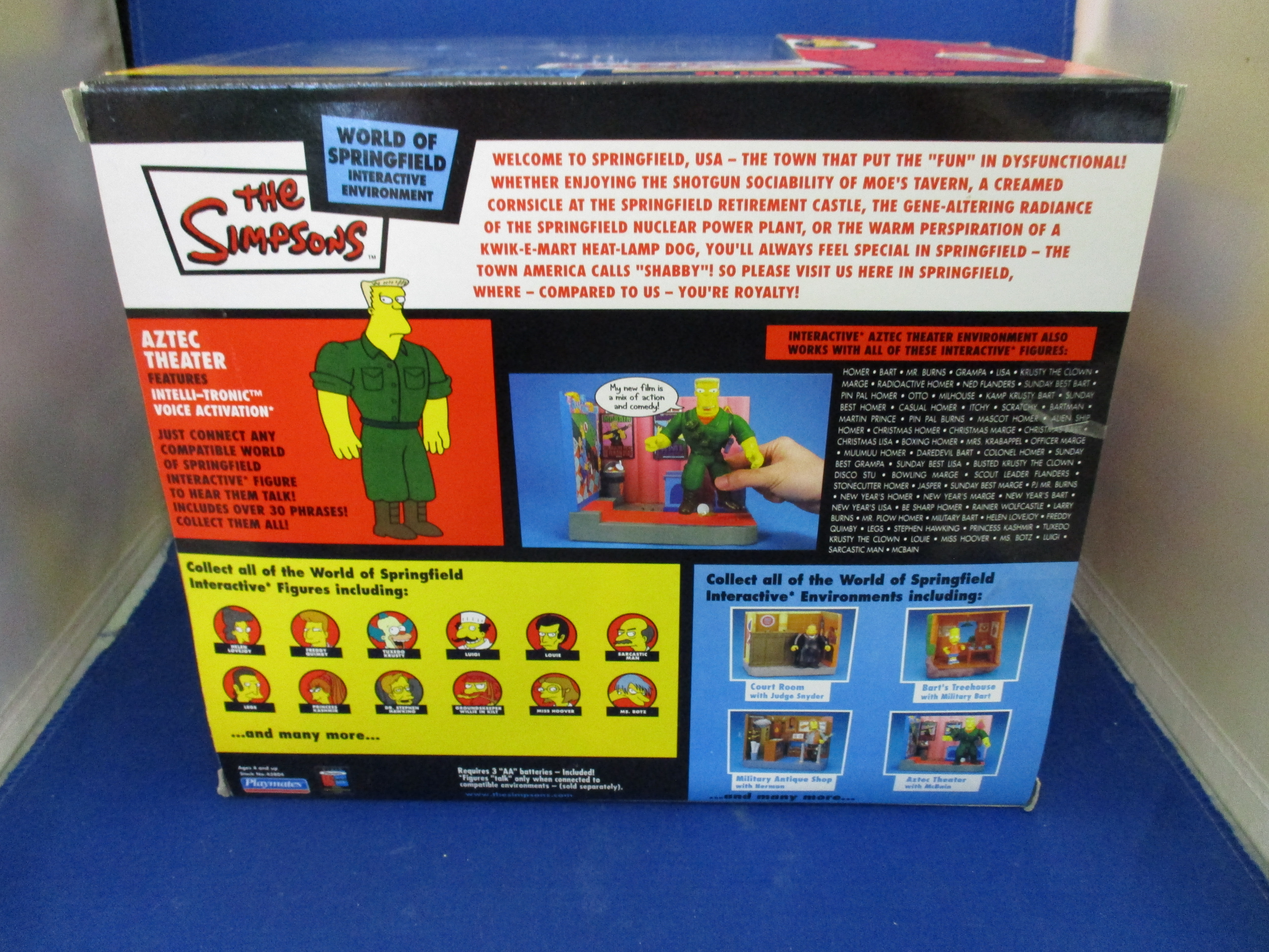 Aztec Simpsons The Simpsons Interactive Environment Aztec Theater w/ Exclusive McBain ...
