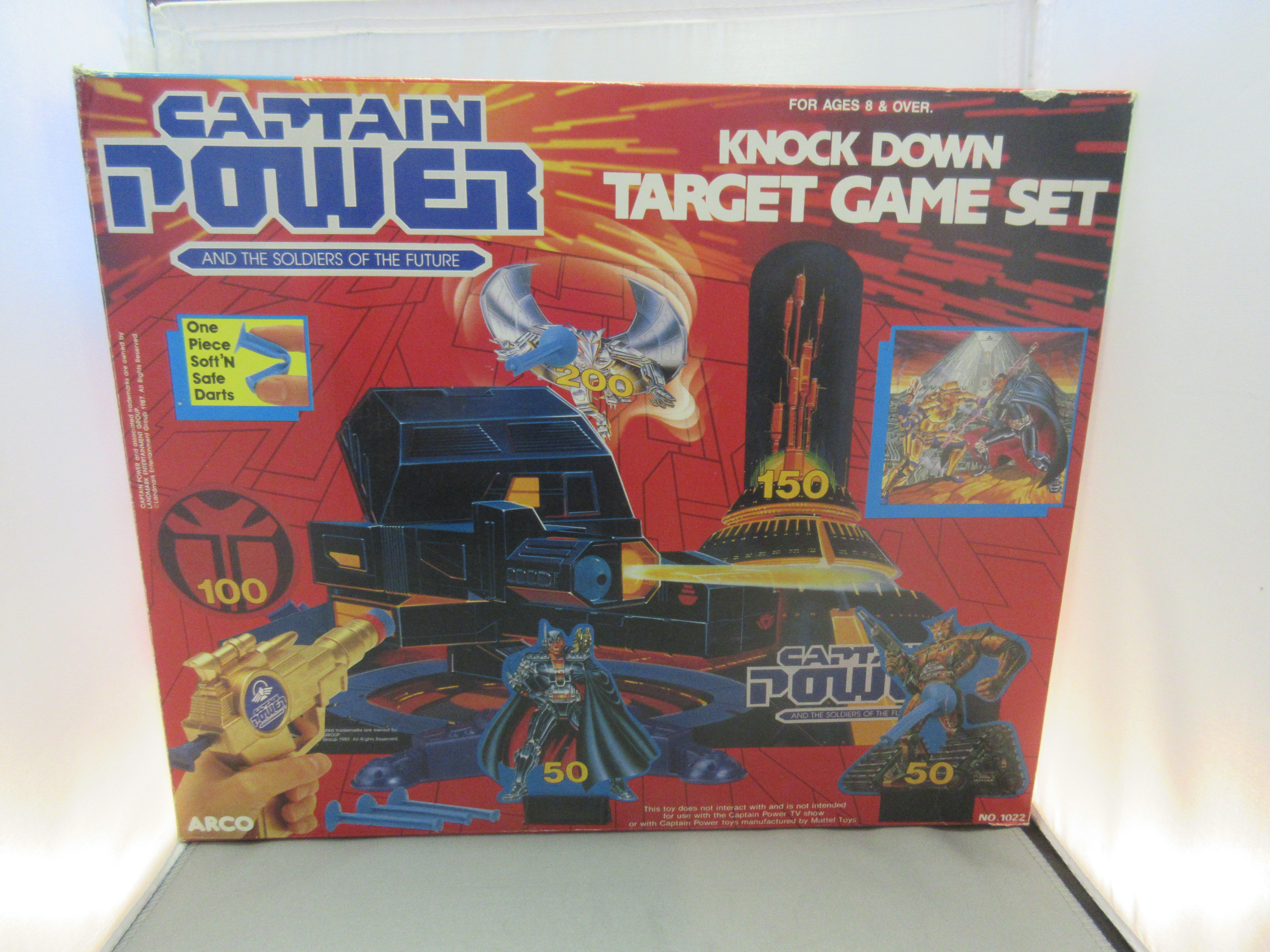Captain Power Knock Down Target Game Set – Crowemag Toys