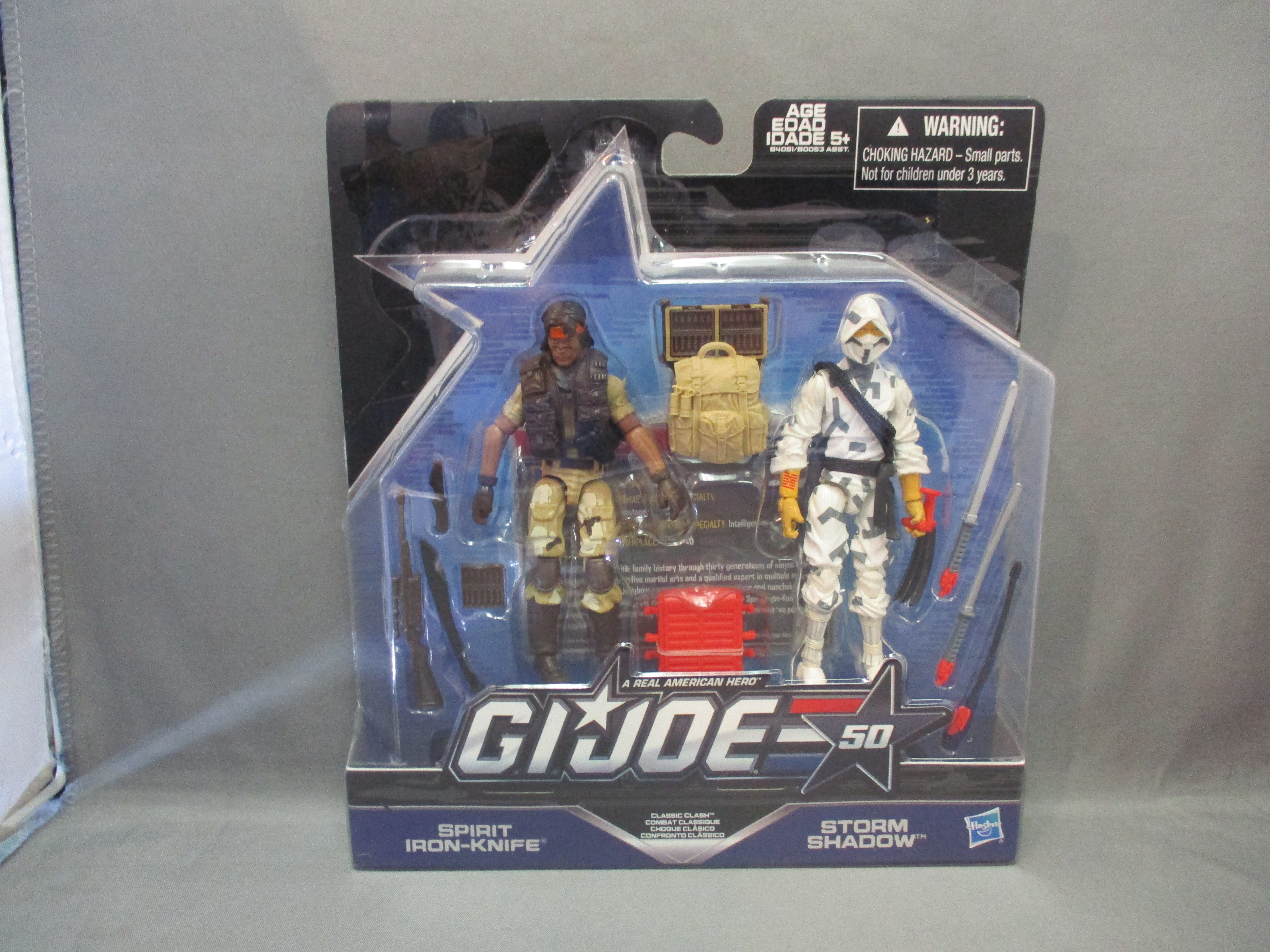 G.I. Joe 50th Anniversary Spirit Iron-Knife & Storm Shadow