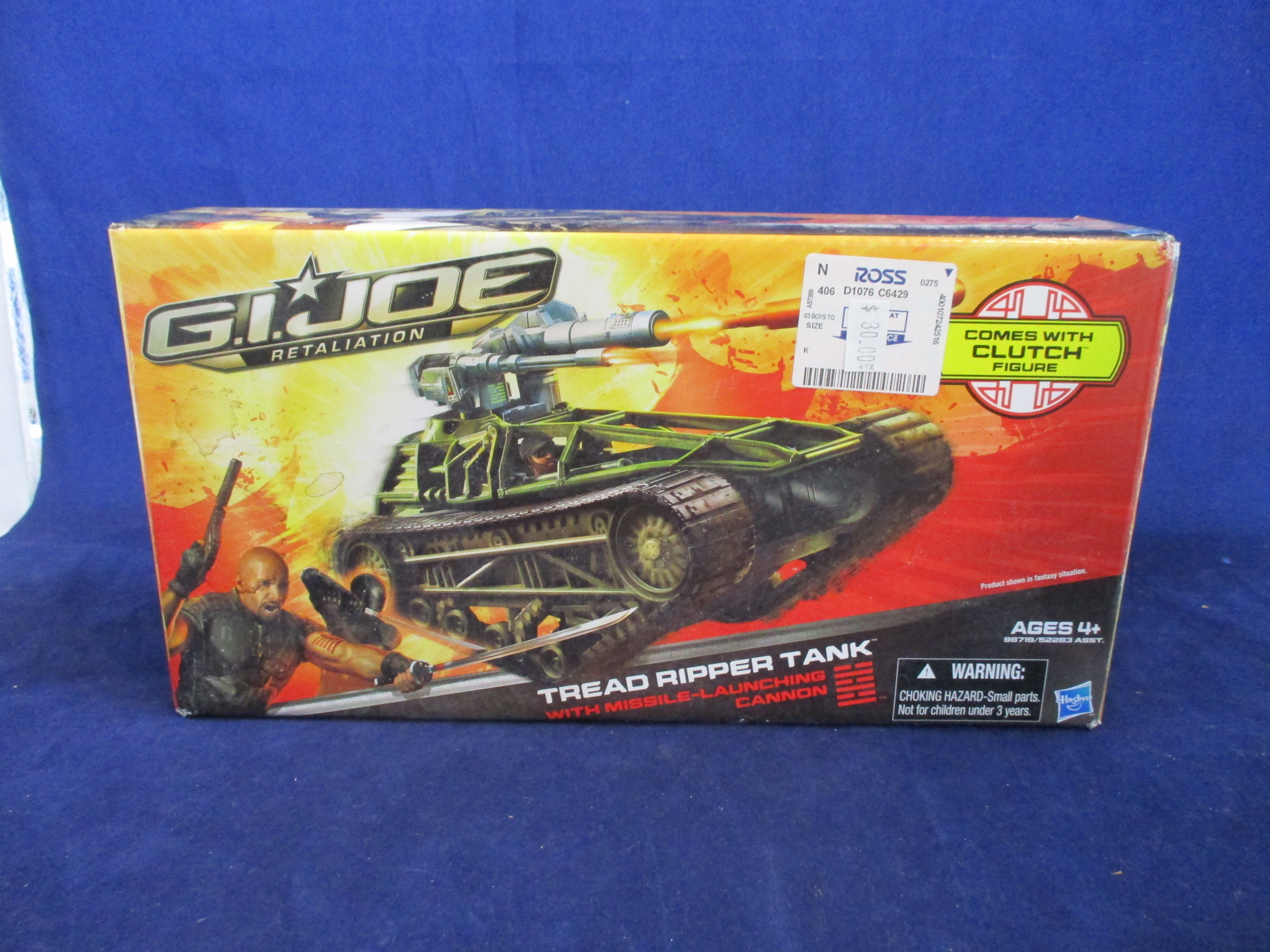 G.I. Joe Retaliation Tread Ripper Tank W/ Clutch