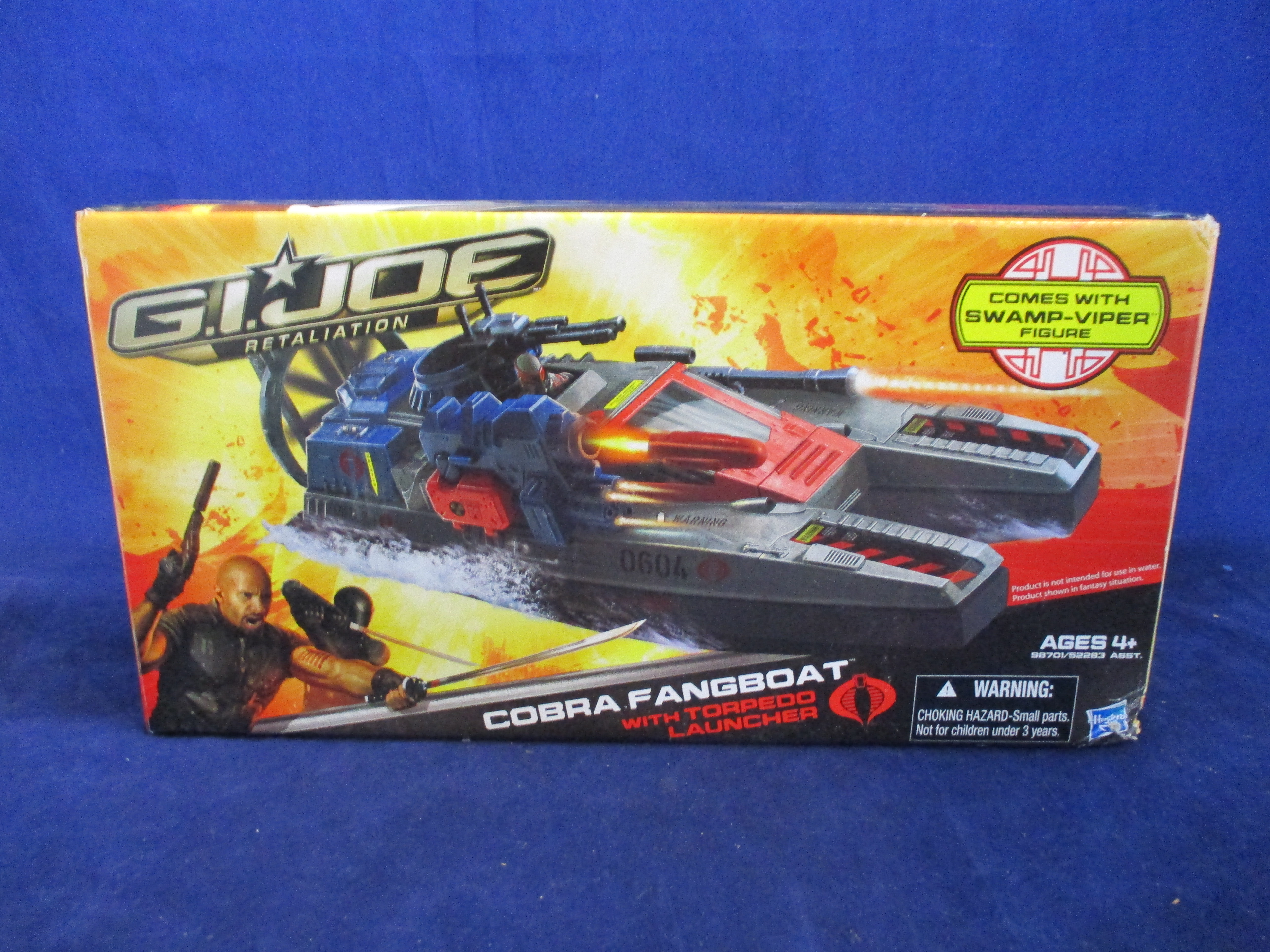 G.I. Joe Retaliation Cobra Fangboat W/ Swamp-Viper