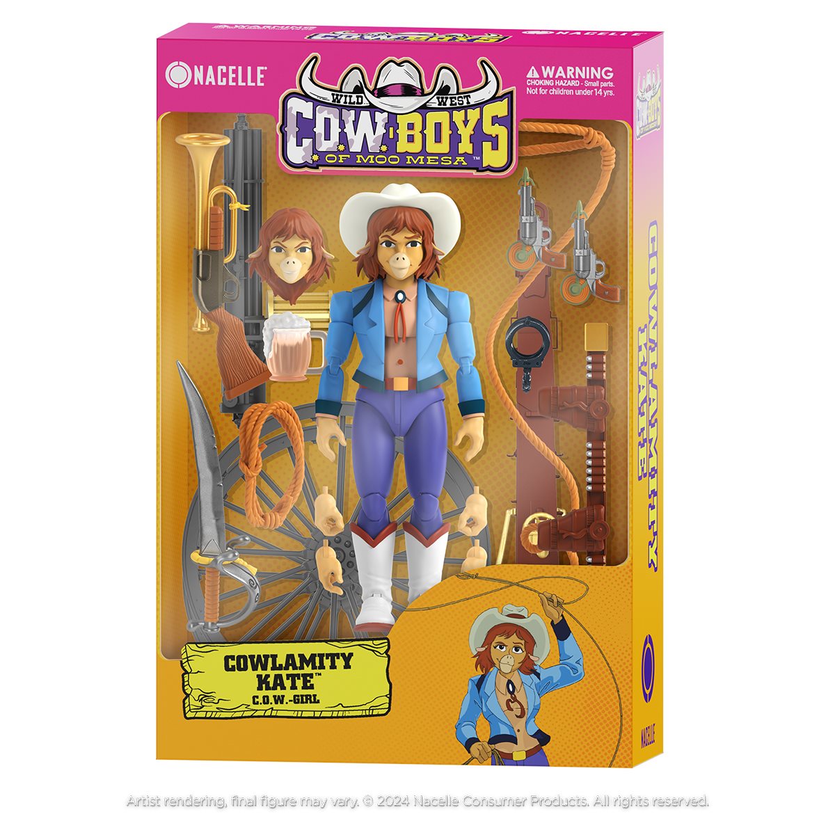 Wild West C.O.W.-Boys of Moo Mesa Cowlamity Kate C.O.W.- Girl by Nacelle Toys PRE-ORDER