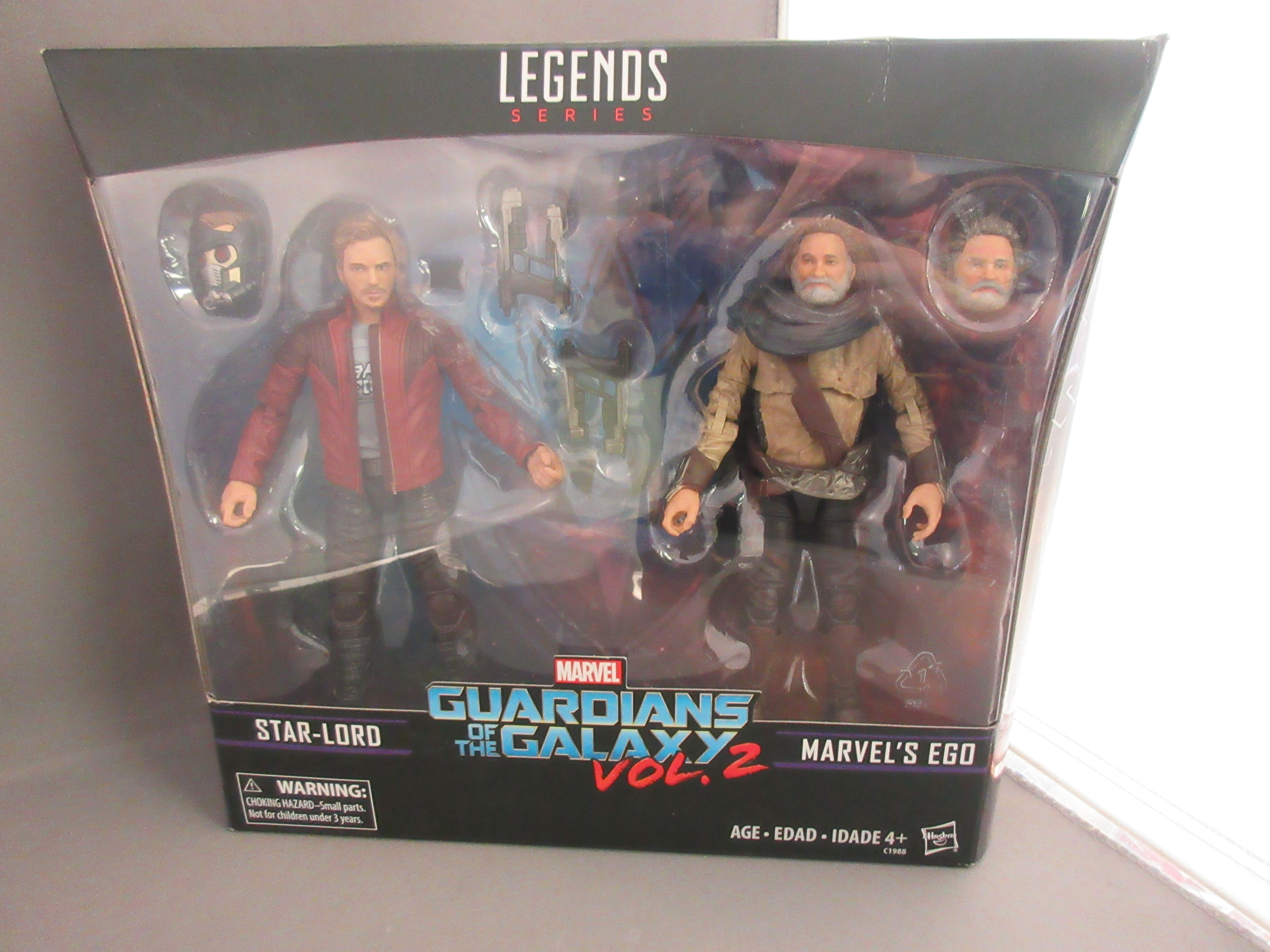 Marvel Legends Star-Lord Marvel's Ego 2 pack