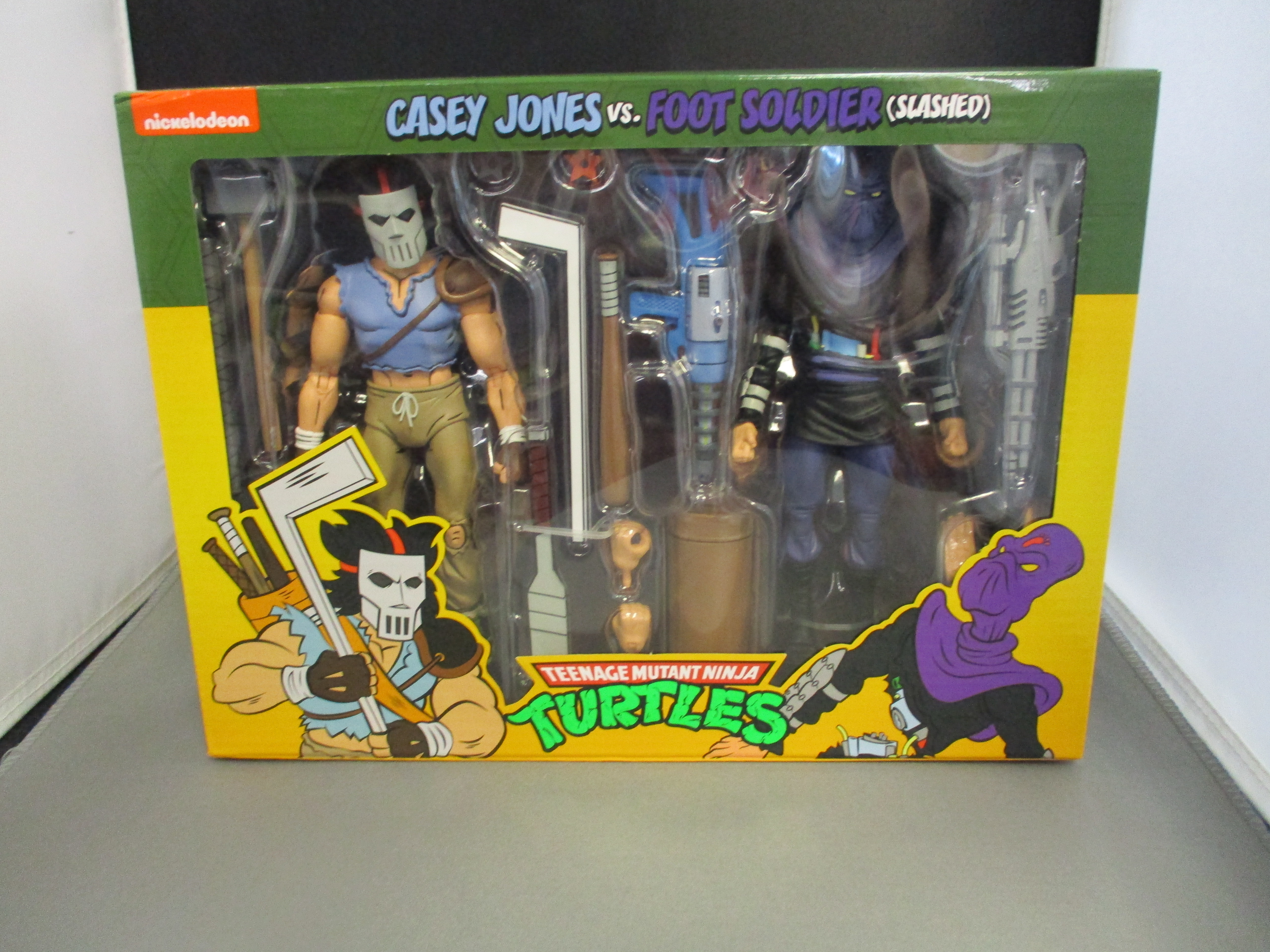 NECA TMNT Casey Jones vs Foot Soldier