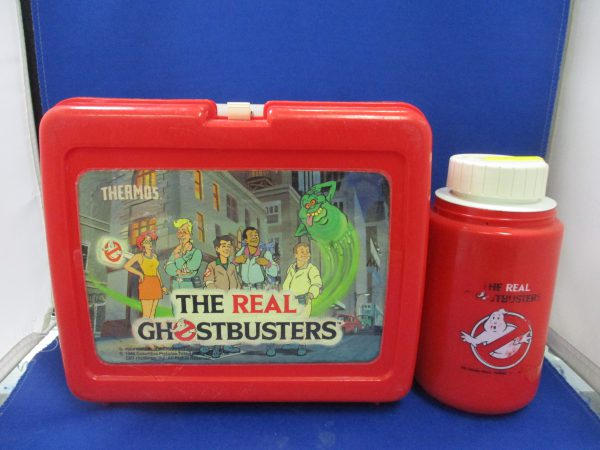 1986 The Real Ghostbusters Lunchbox W/ Thermos