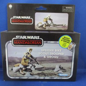 Vintage Collection Speeder Bike & Scout Trooper & Grogu