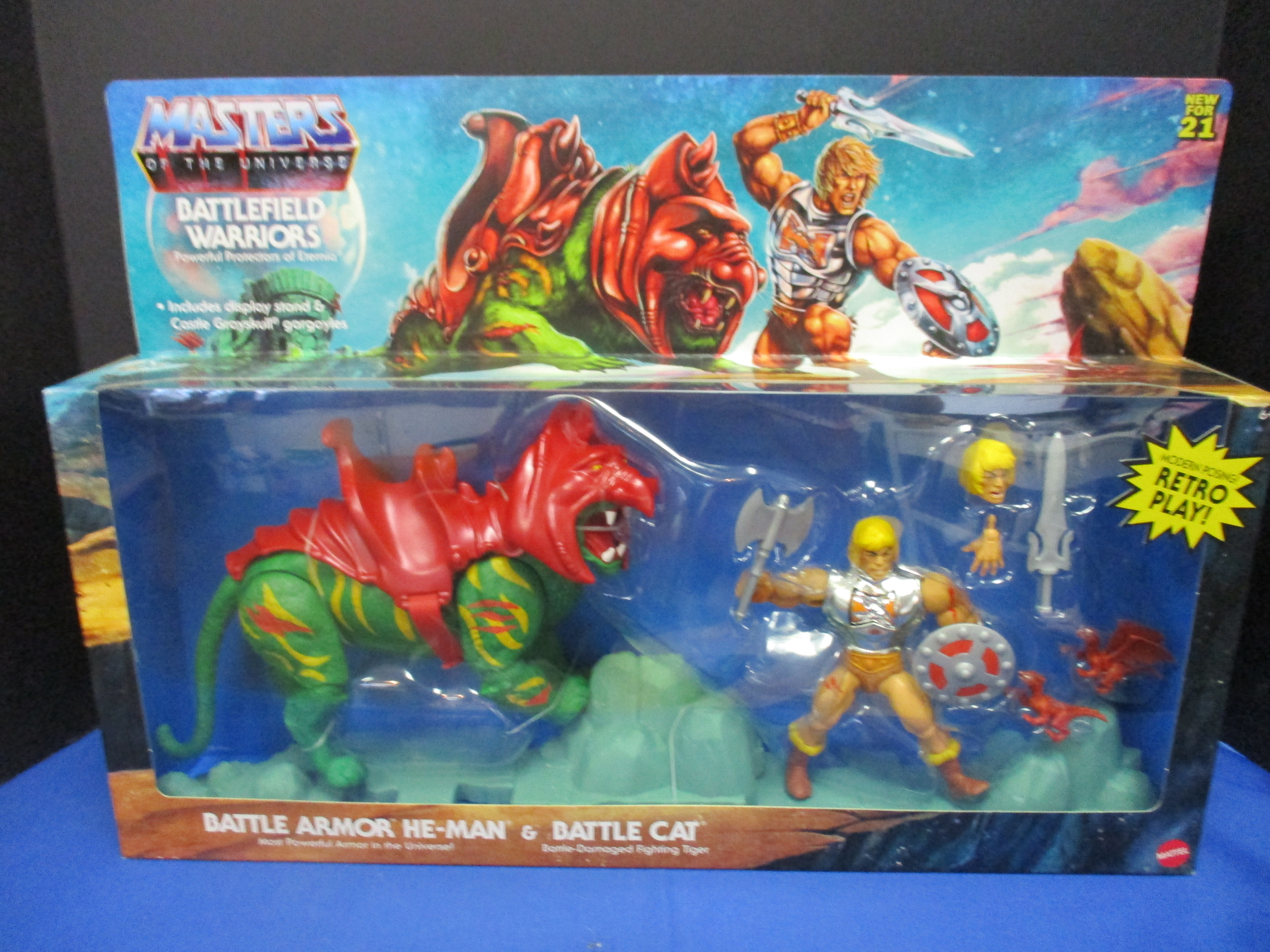 MOTU Origins Battlefield Warriors Battle Armor He-Man & Battle Cat