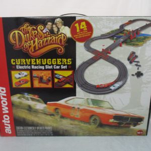 Auto World The Dukes of Hazard Curve Huggers Electric Racing Slot Car Set