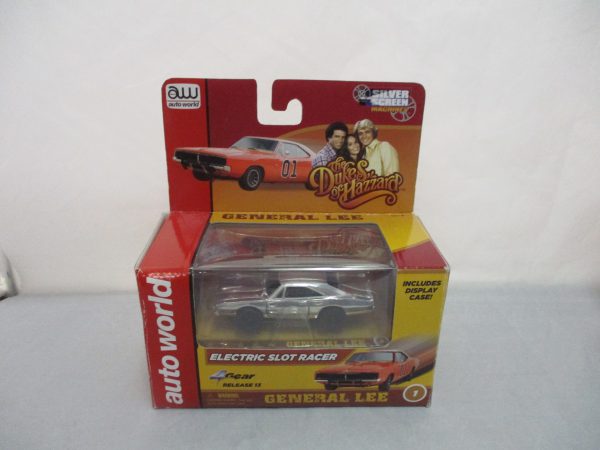 Auto World The Dukes of Hazard General Lee #1 (Silver Edition) Electric Slot Racer