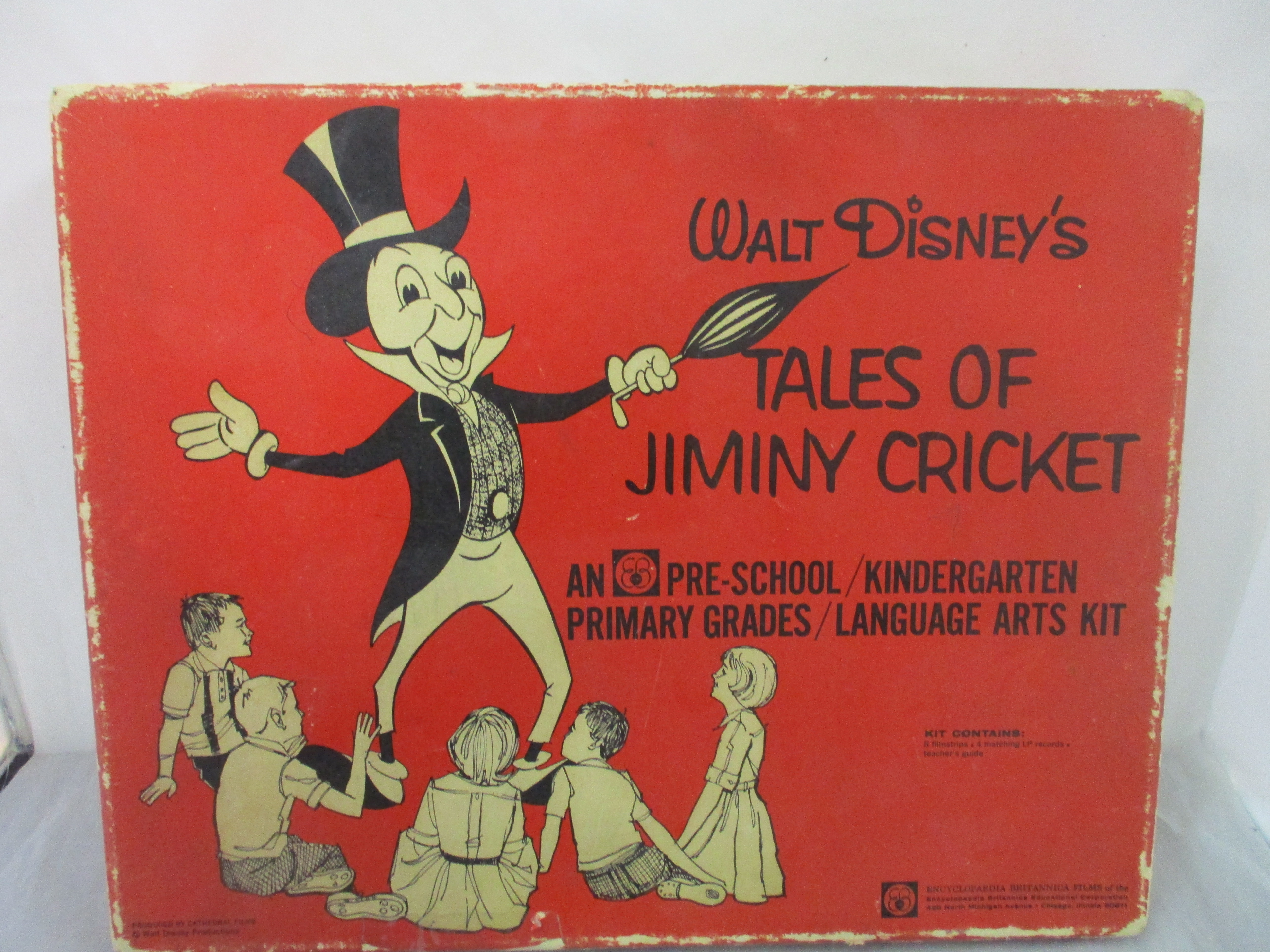 Disney's Tales of Jiminy Cricket Language Arts Kit w/ Filmstrips and LPs