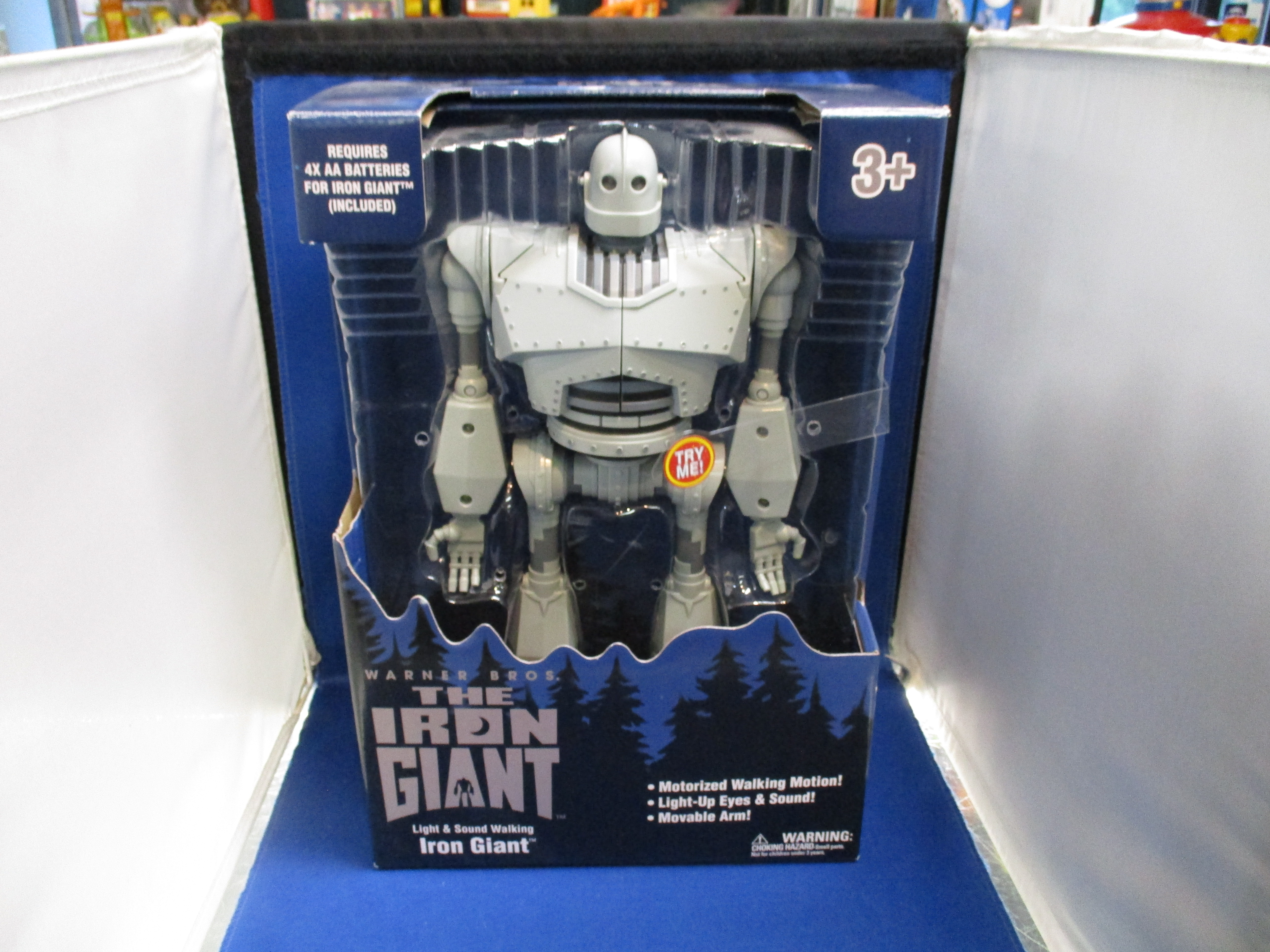 Goldlok Light and Sound Walking Iron Giant