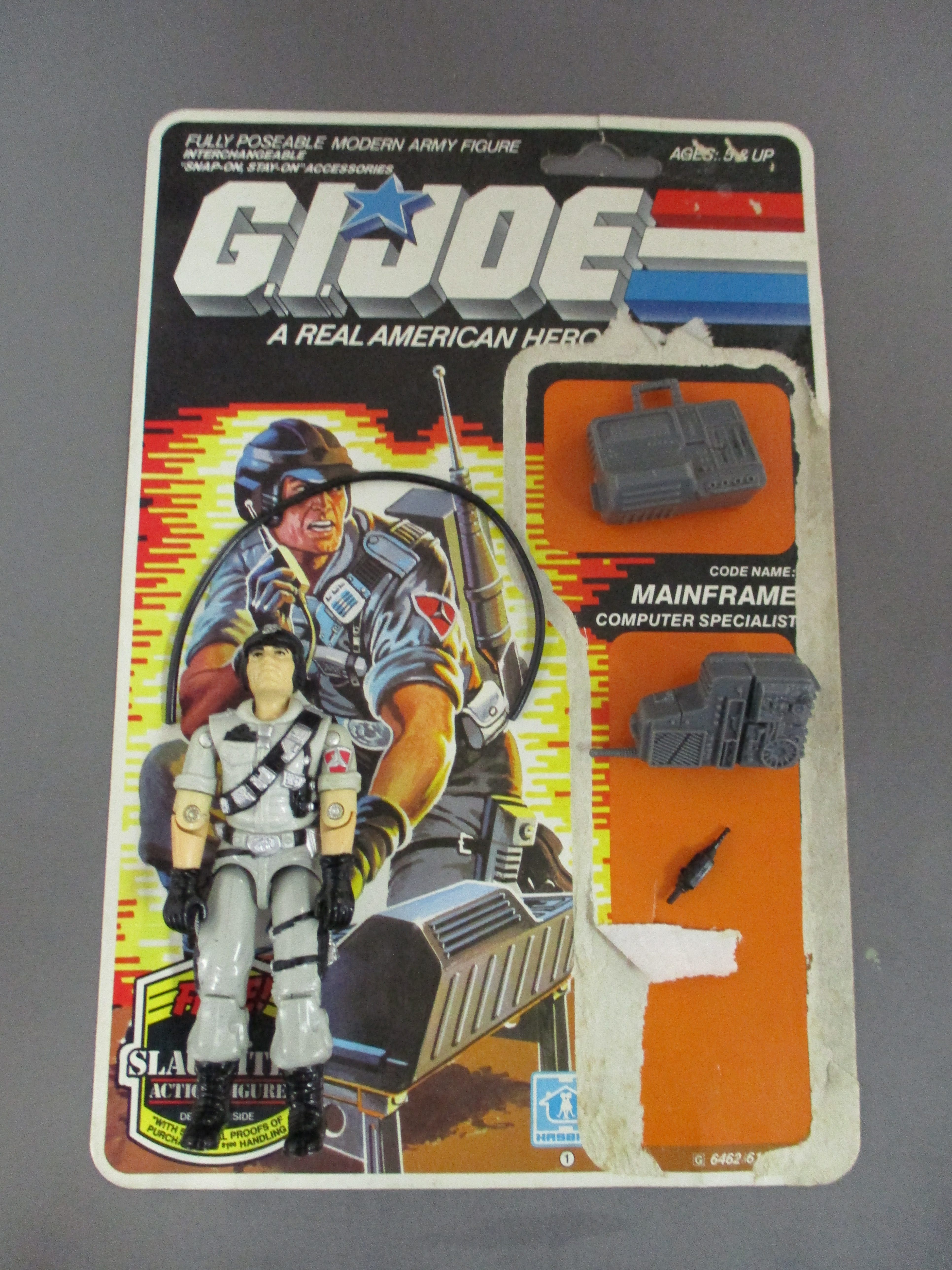 G.I. Joe V1 Mainframe W/ Cardback