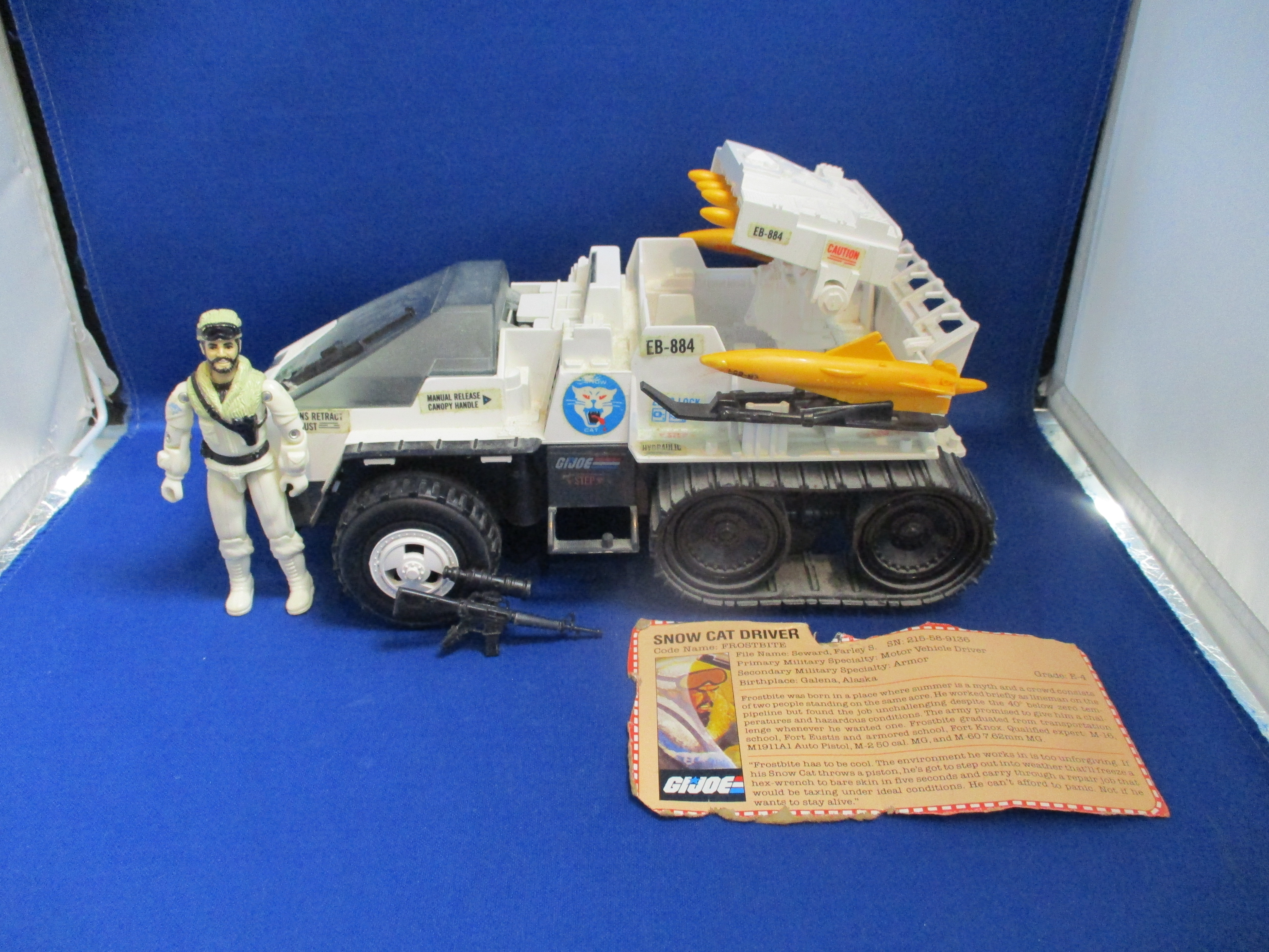 G.I. Joe Snow Cat W/ Frostbite