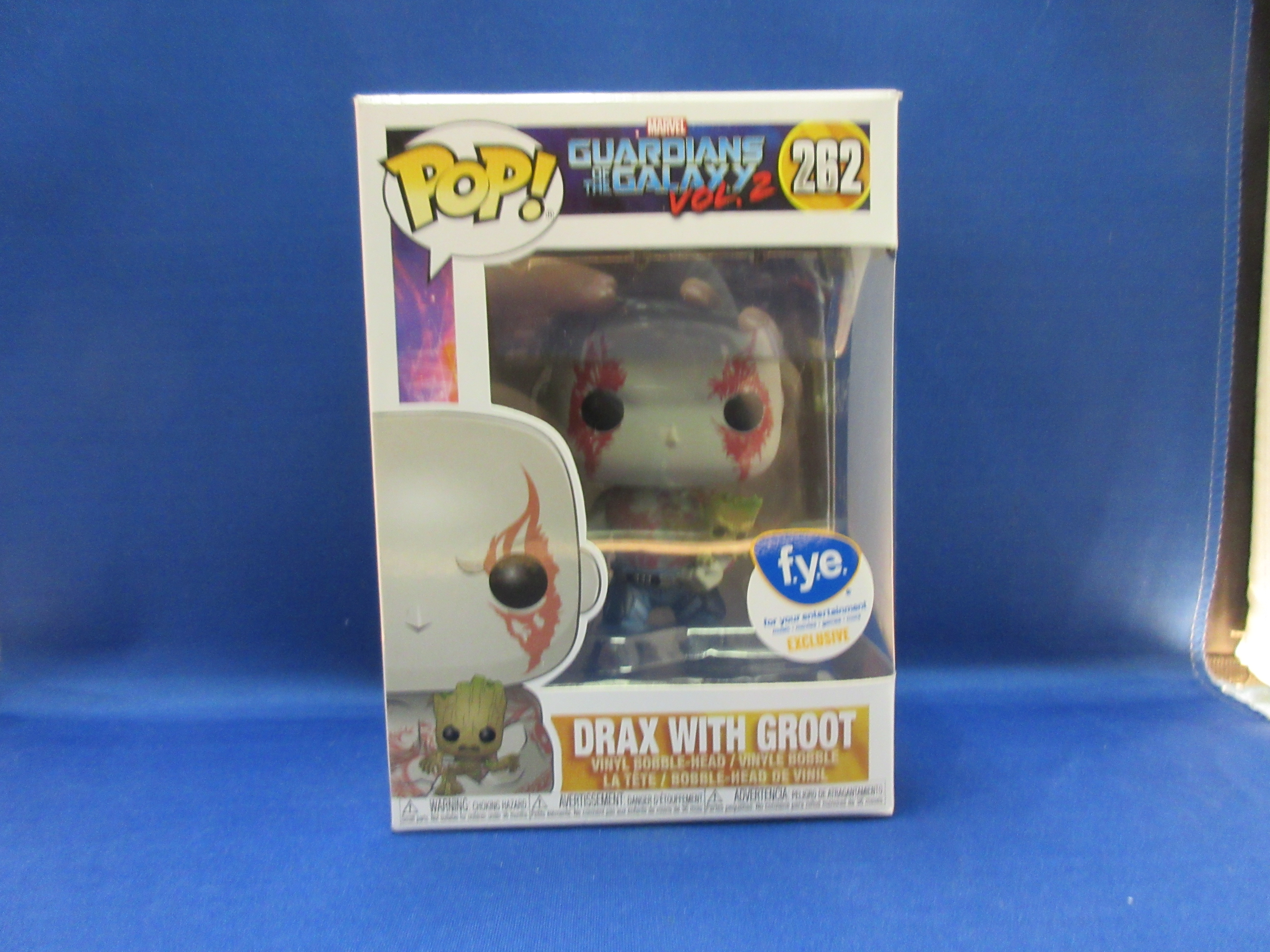 Funko Pop! Marvel #262 Drax W/ Groot (fye exclusive)