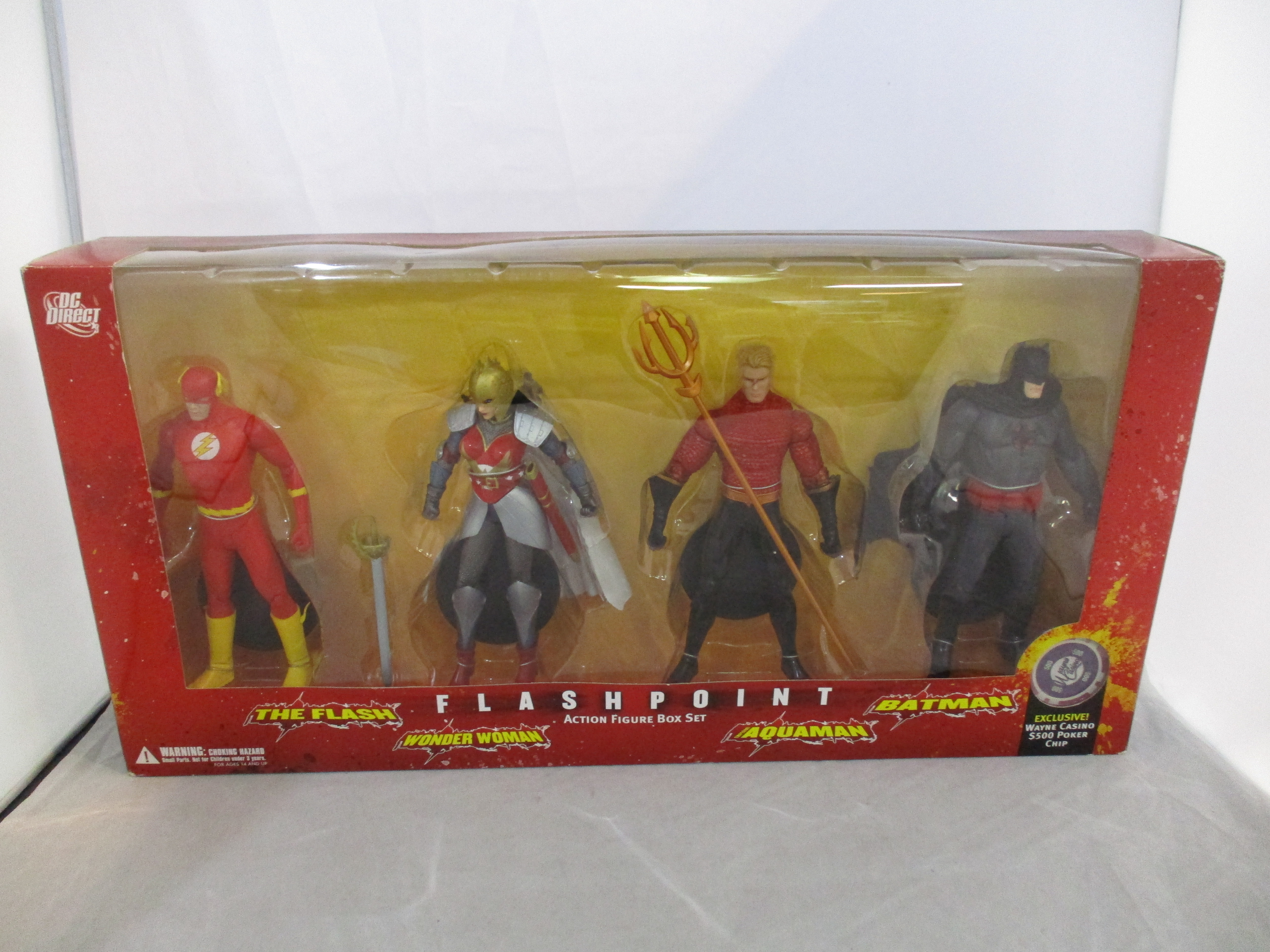 DC Direct Flashpoint Action Figure Box Set Con Exclusive