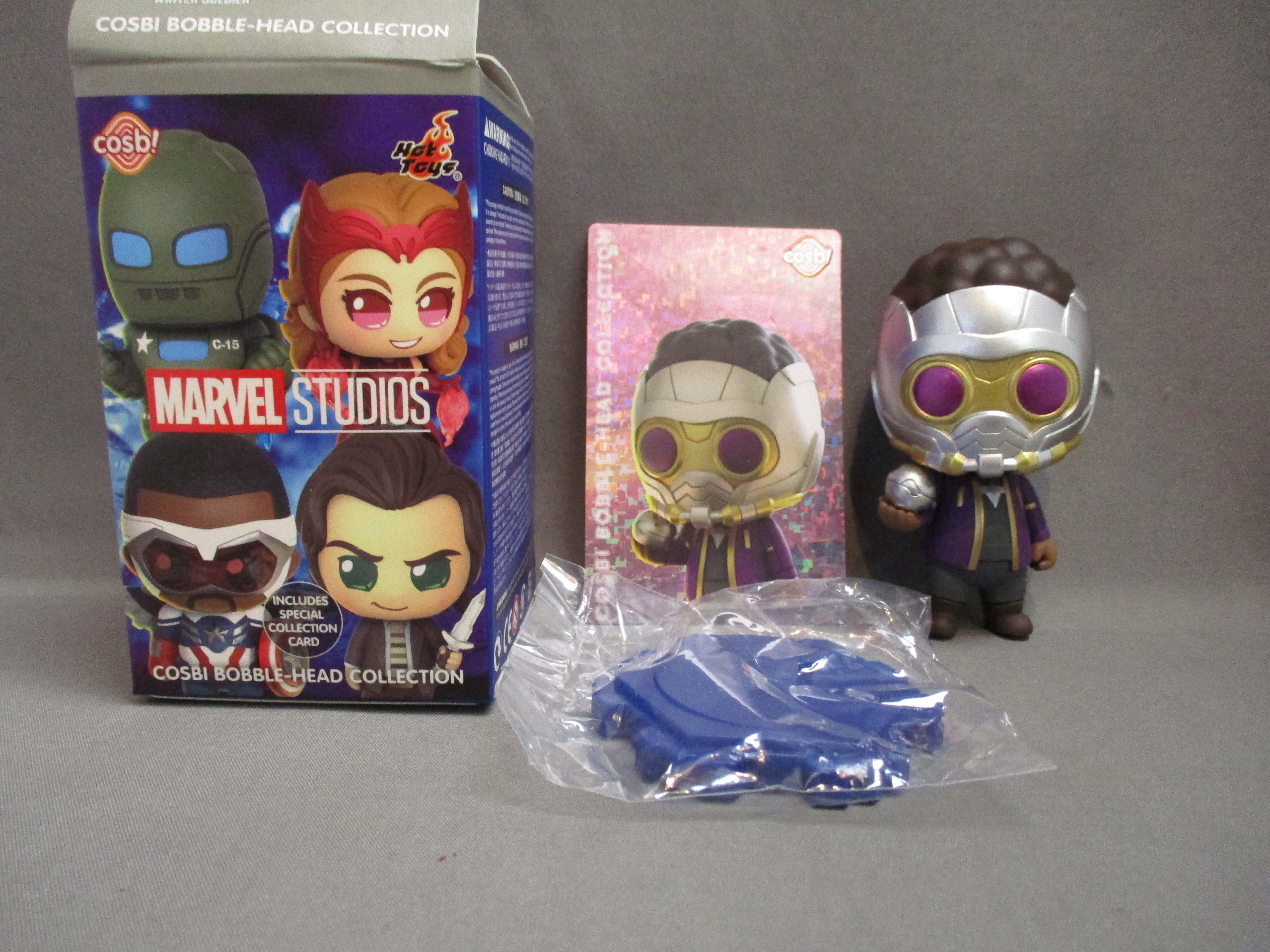 Hot Toys Disney+ Marvel Cosbi Bobble-Head T'Challa Star Lord (chase)