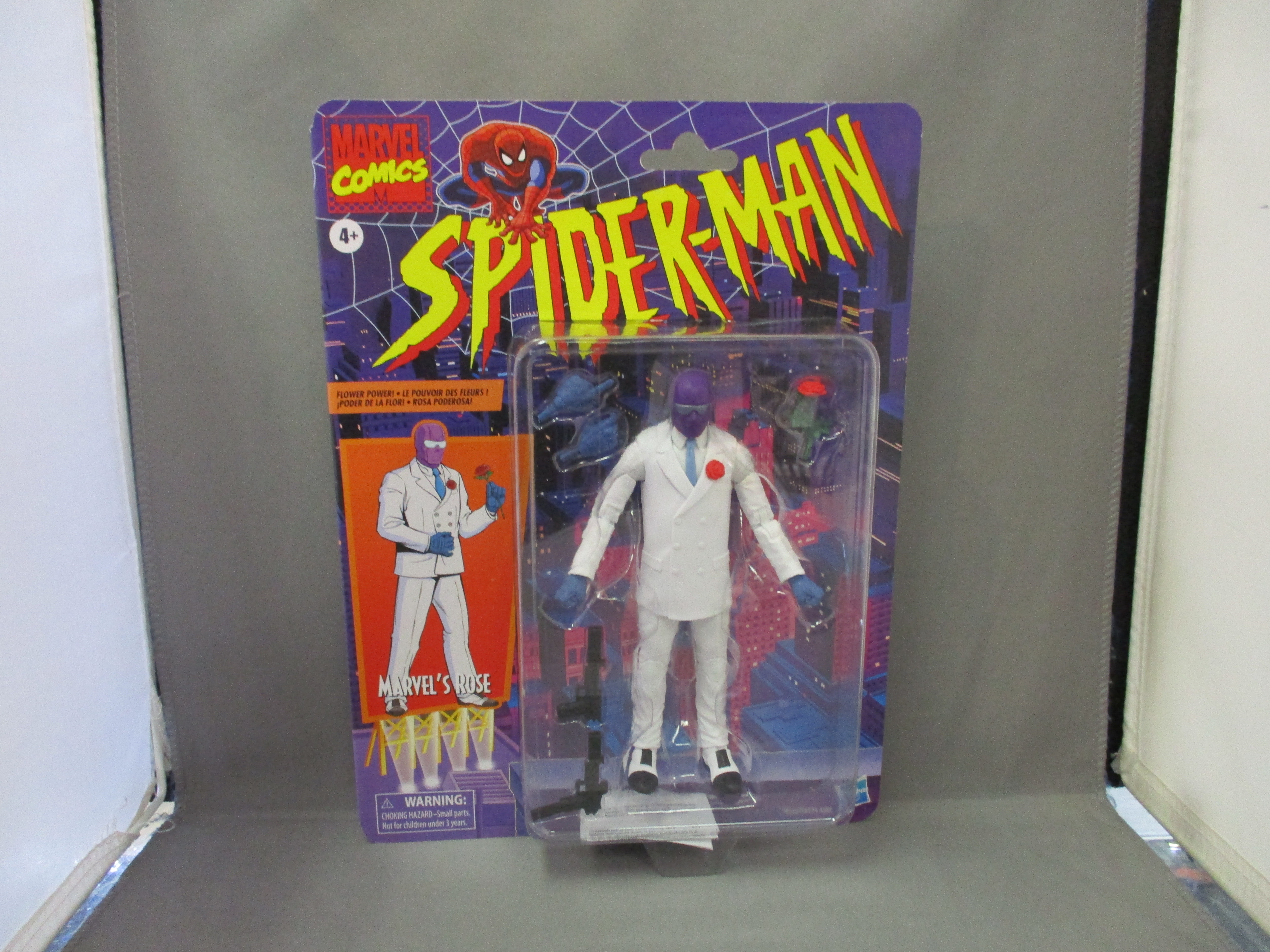 Marvel Legends Spider-Man Marvel's Rose Retro Card