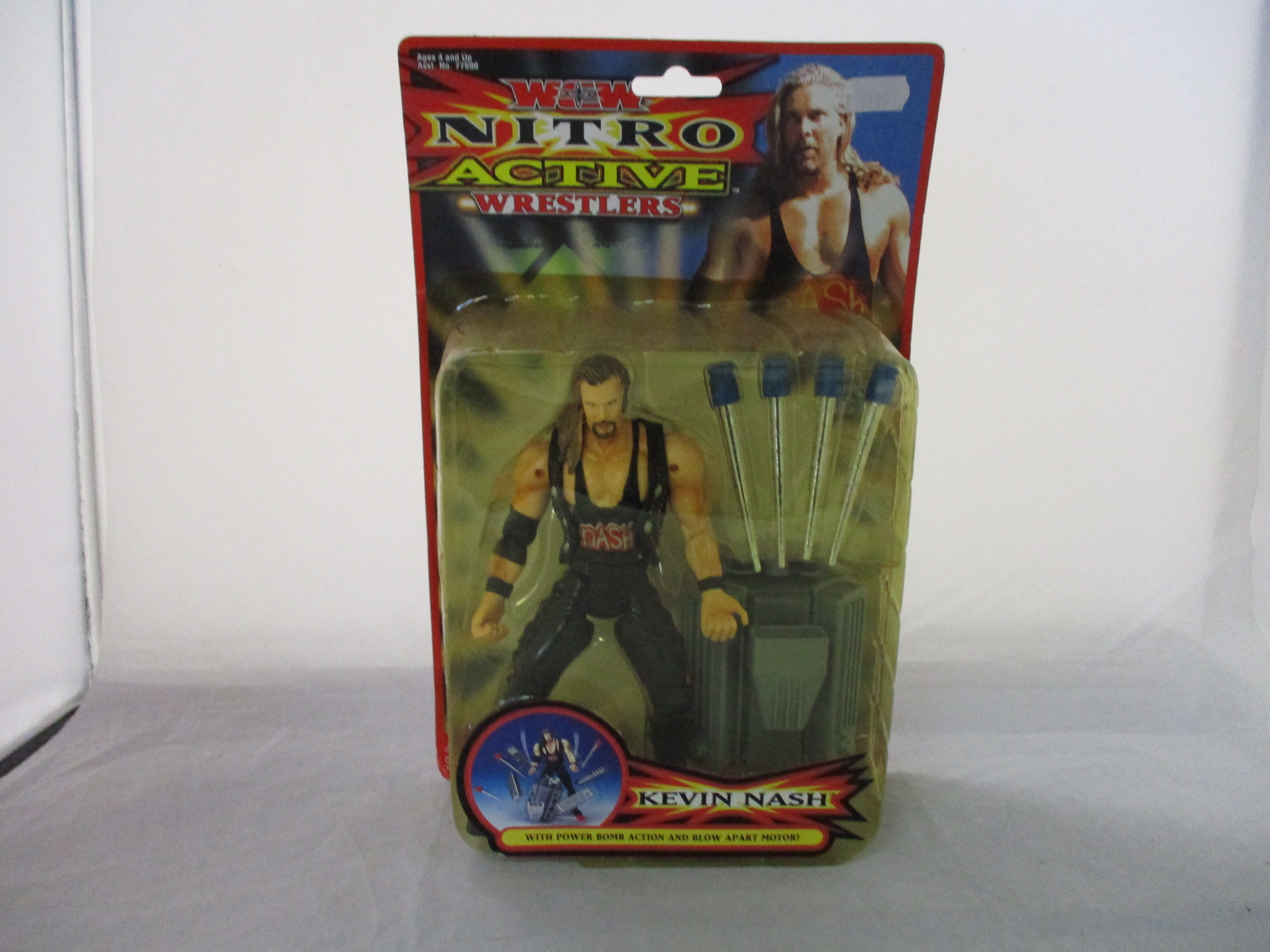 WCW Nitro Active Kevin Nash with Blow Apart Motor