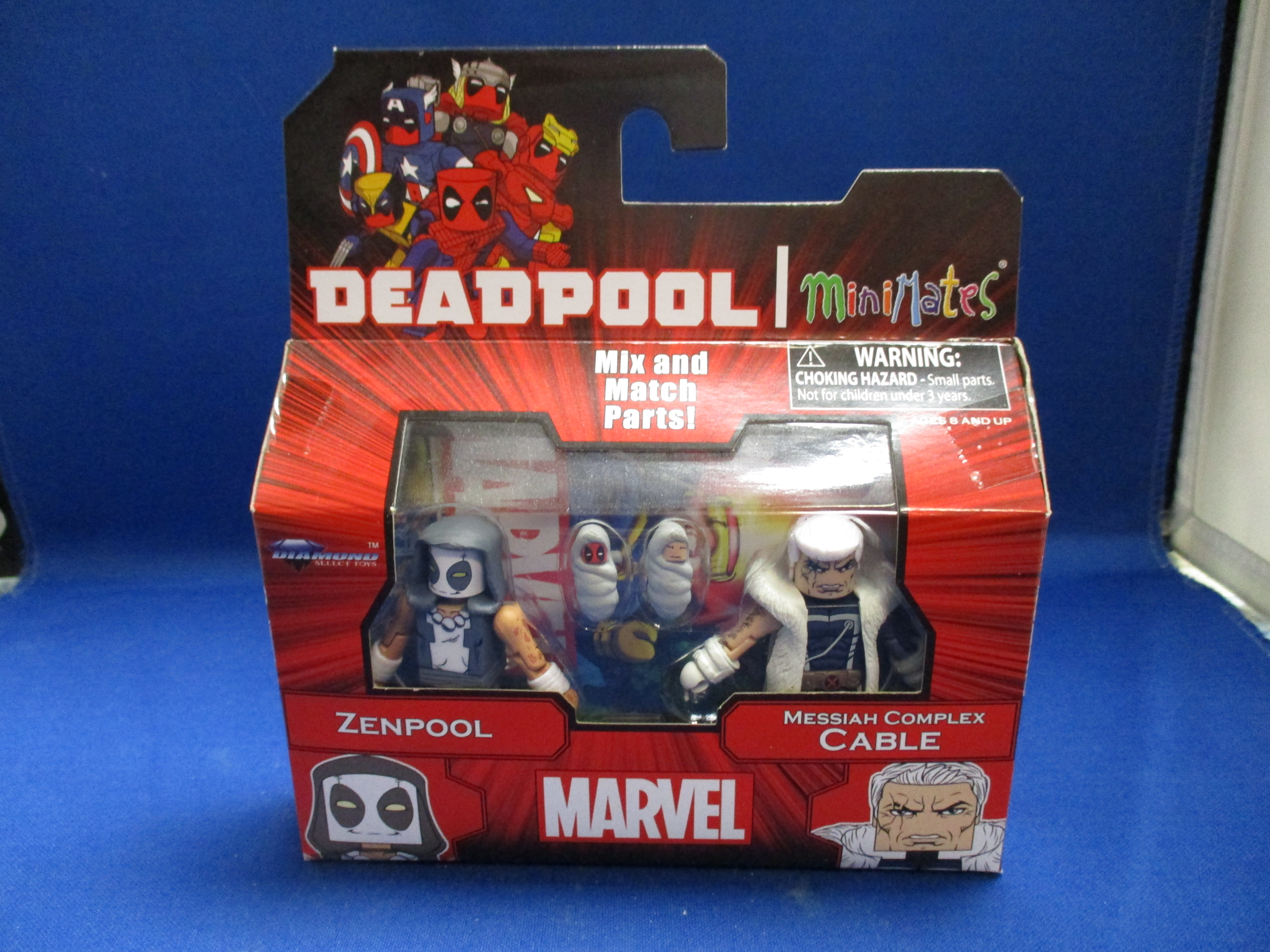 Marvel Minimates Zenpool / Messiah Complex Cable