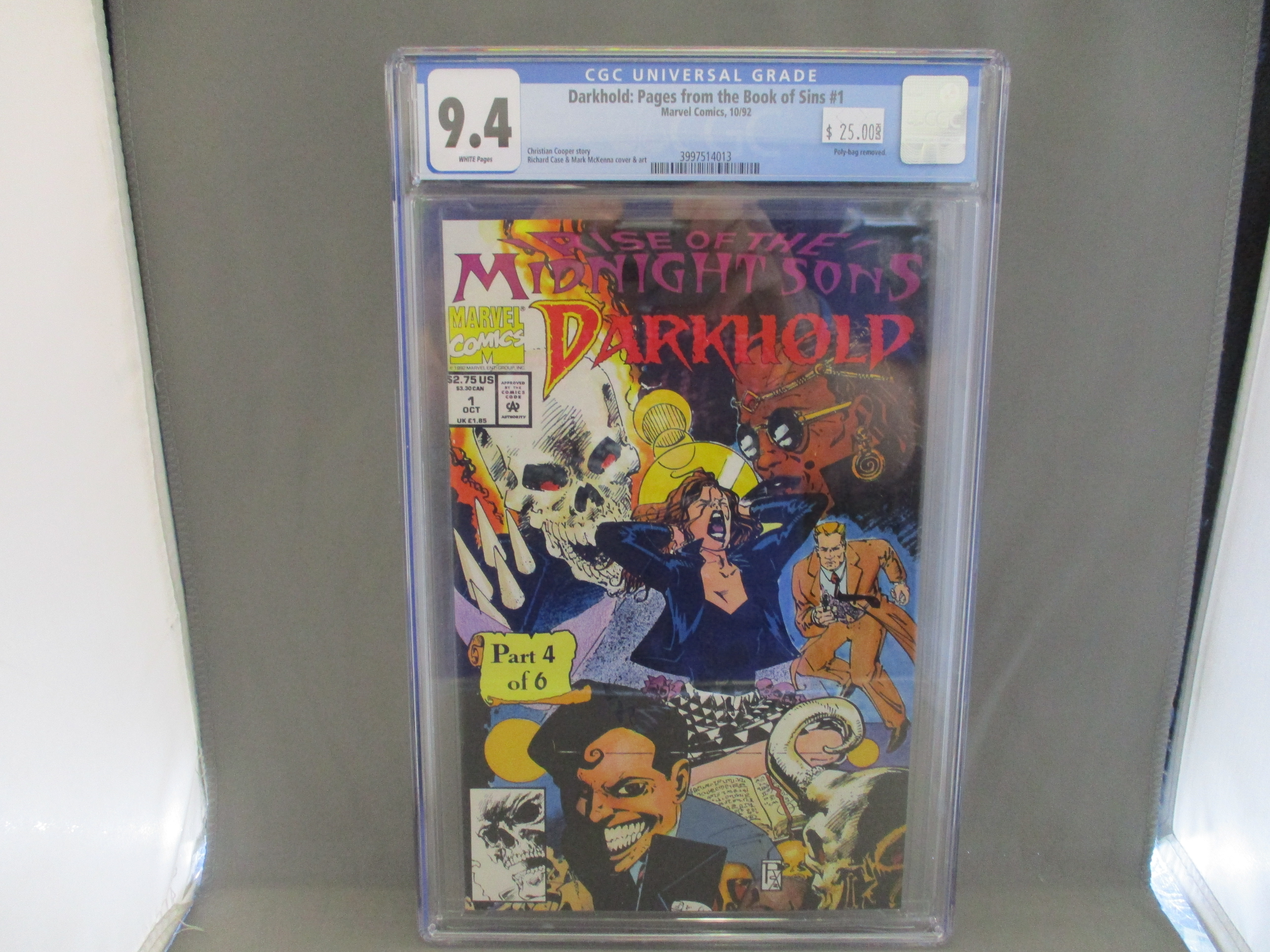 Darkhold : Pages From The Book Of Sins October 1992 CGC 9.4