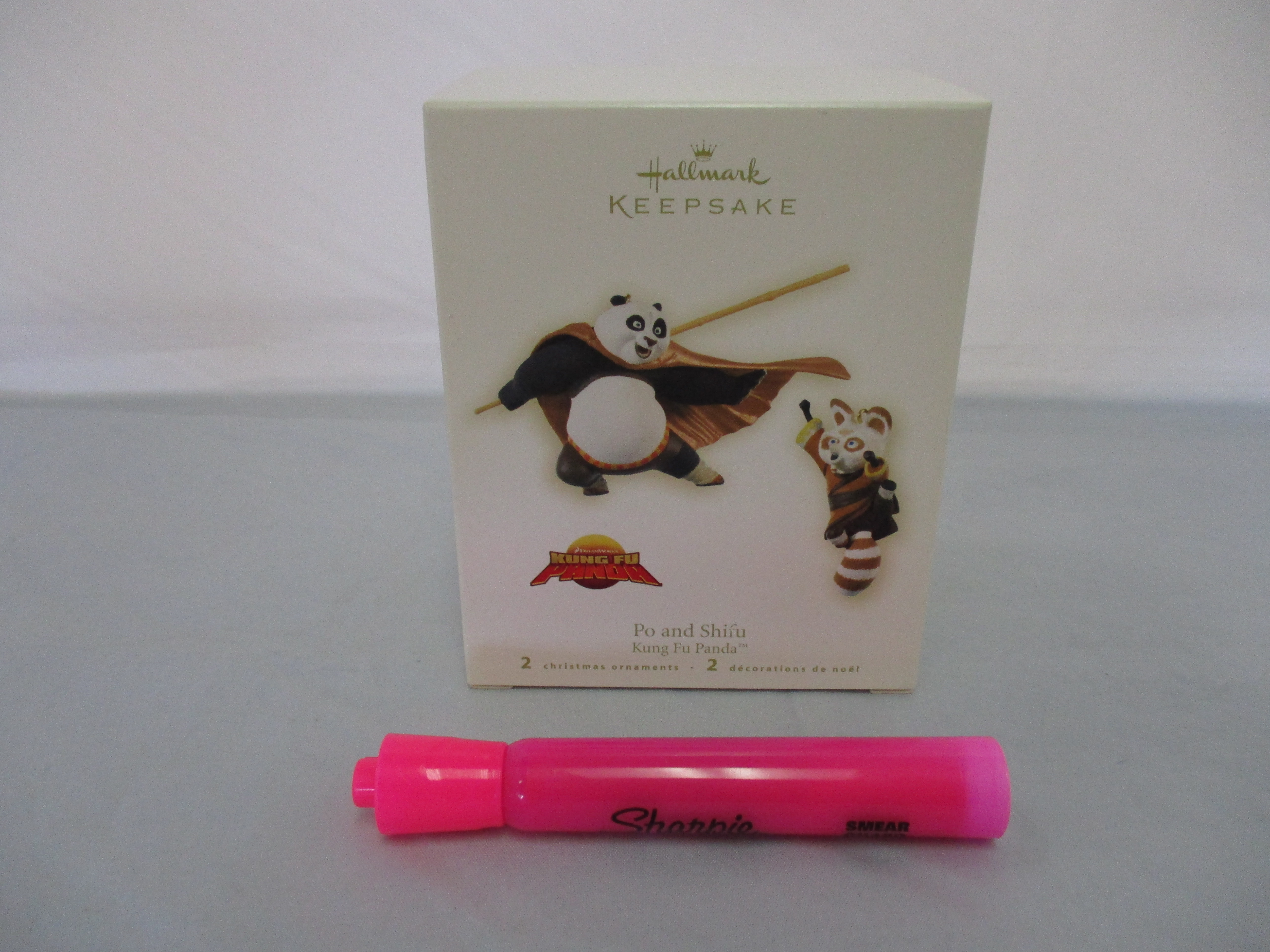 Hallmark Keepsake Ornaments Kung Fu Panda Po and Shifu