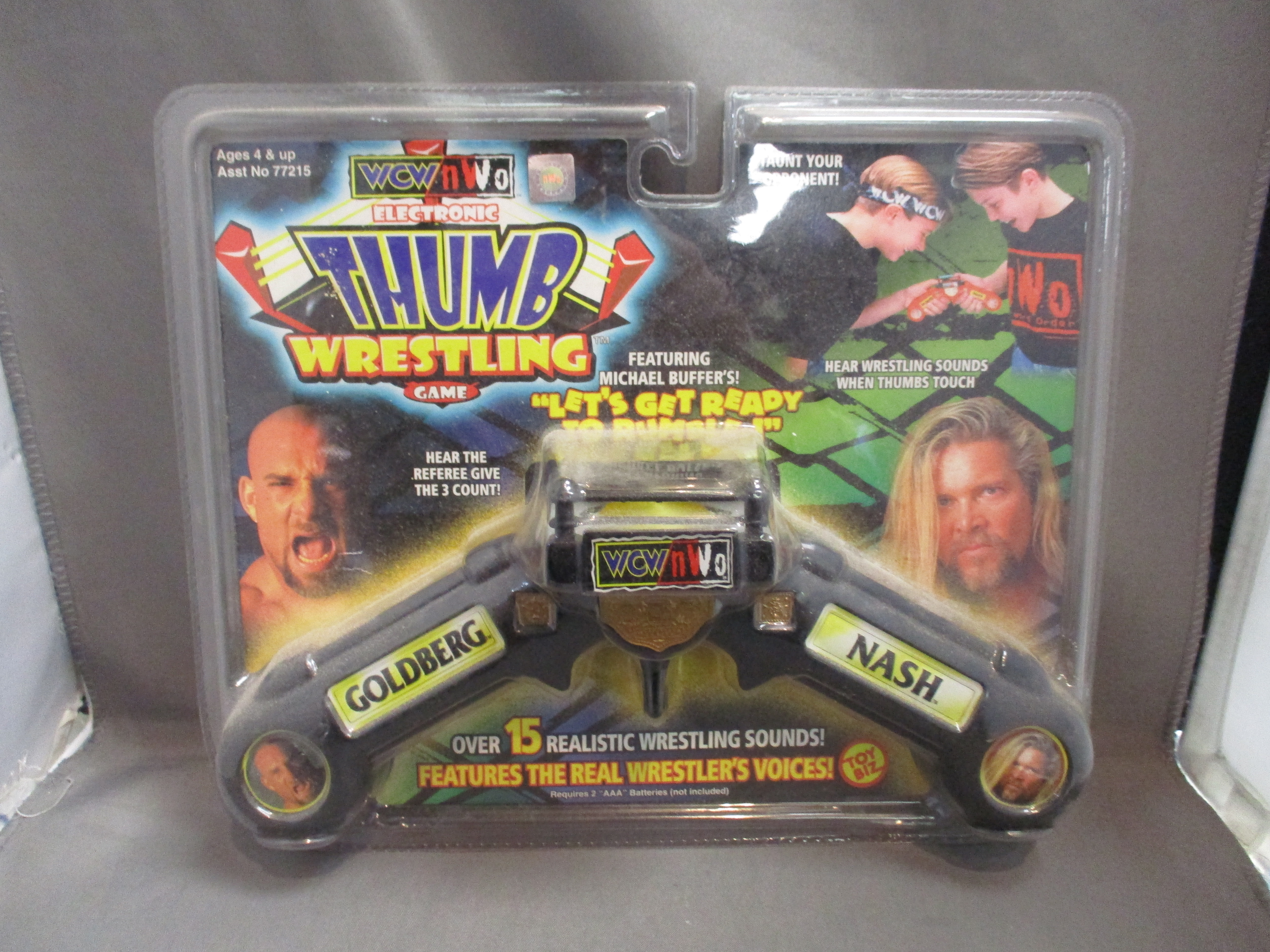 WCW/NWO Electronic Thumb Wrestling Game