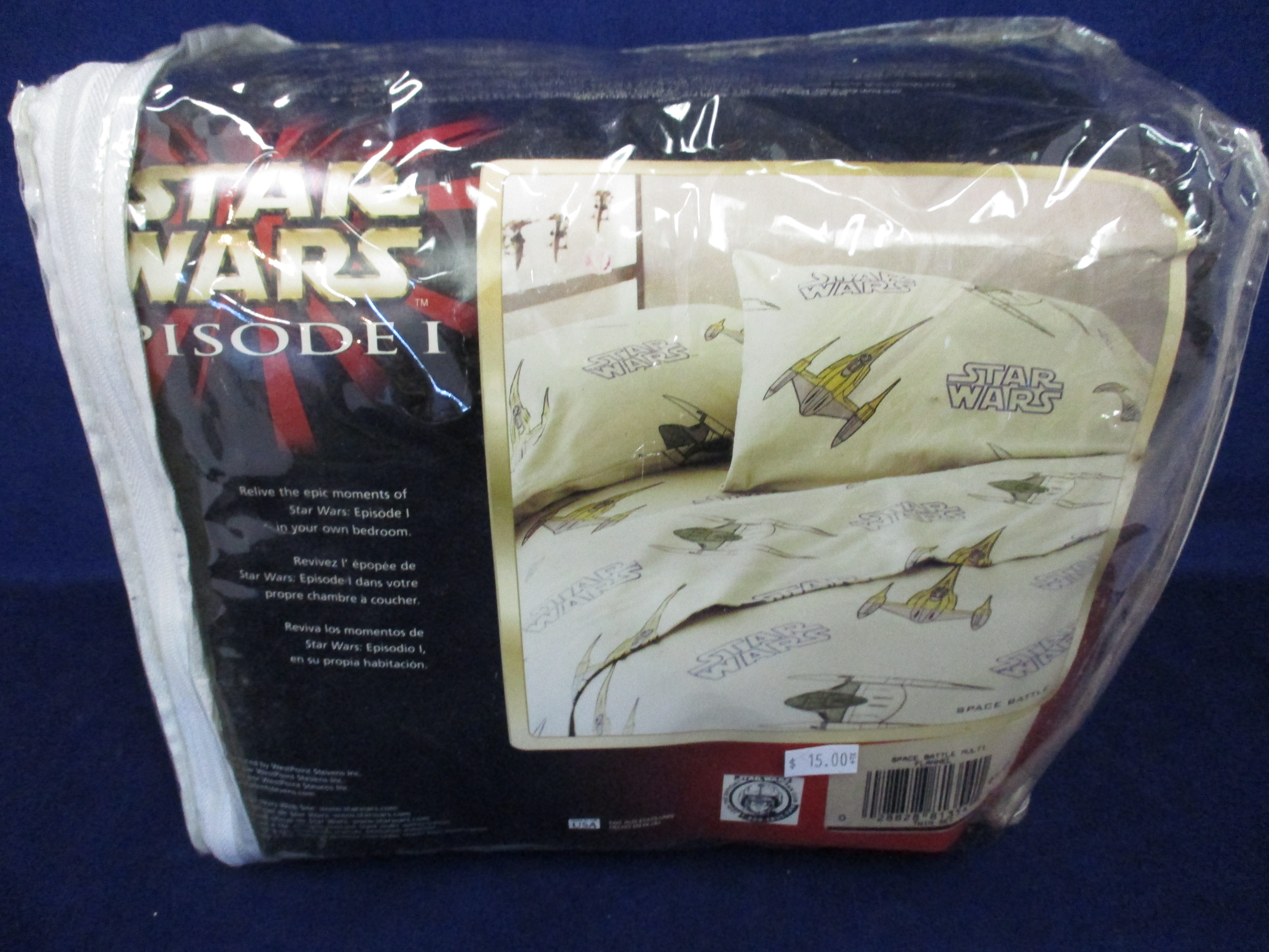 Star Wars Episode 1 Flannel Twin Sheet Set