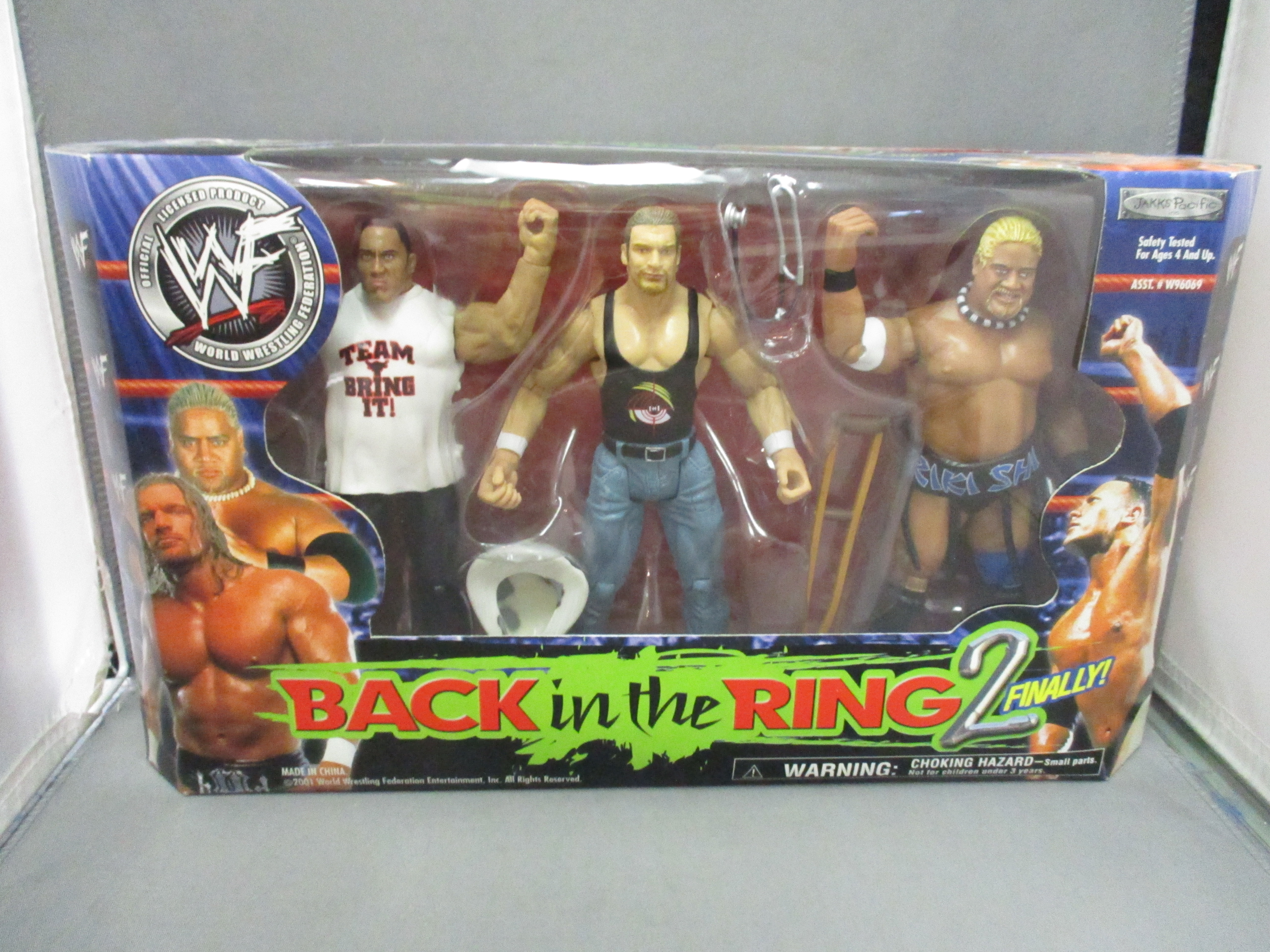 WWF Back in the Ring 2 Finally Figure 3-Pack