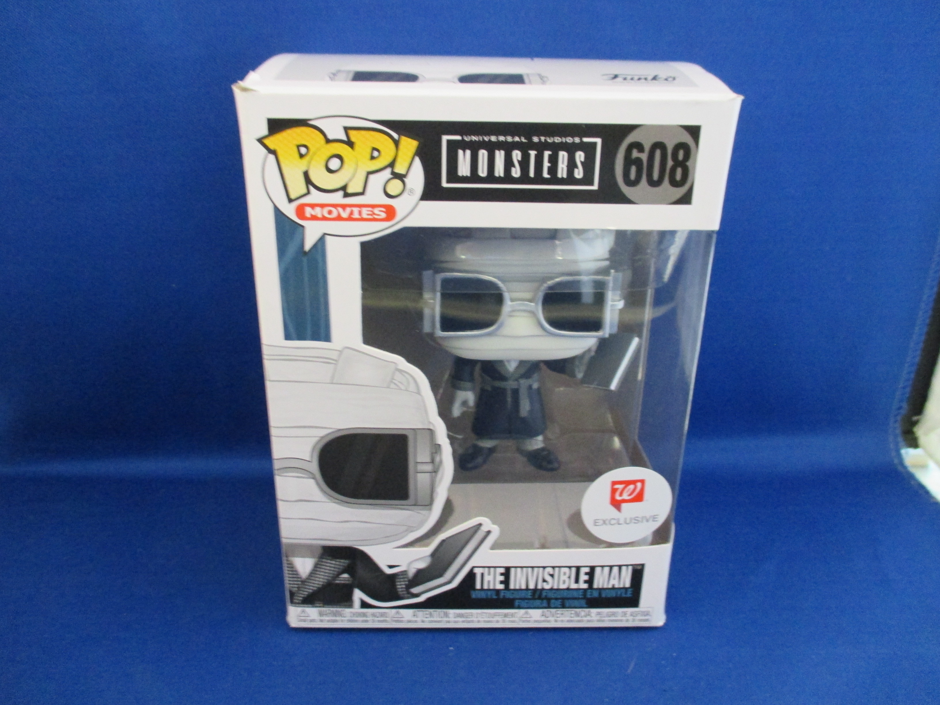 Funko Pop! Universal Studios Monsters #608 The Invisible Man (Walgreens Exclusive)