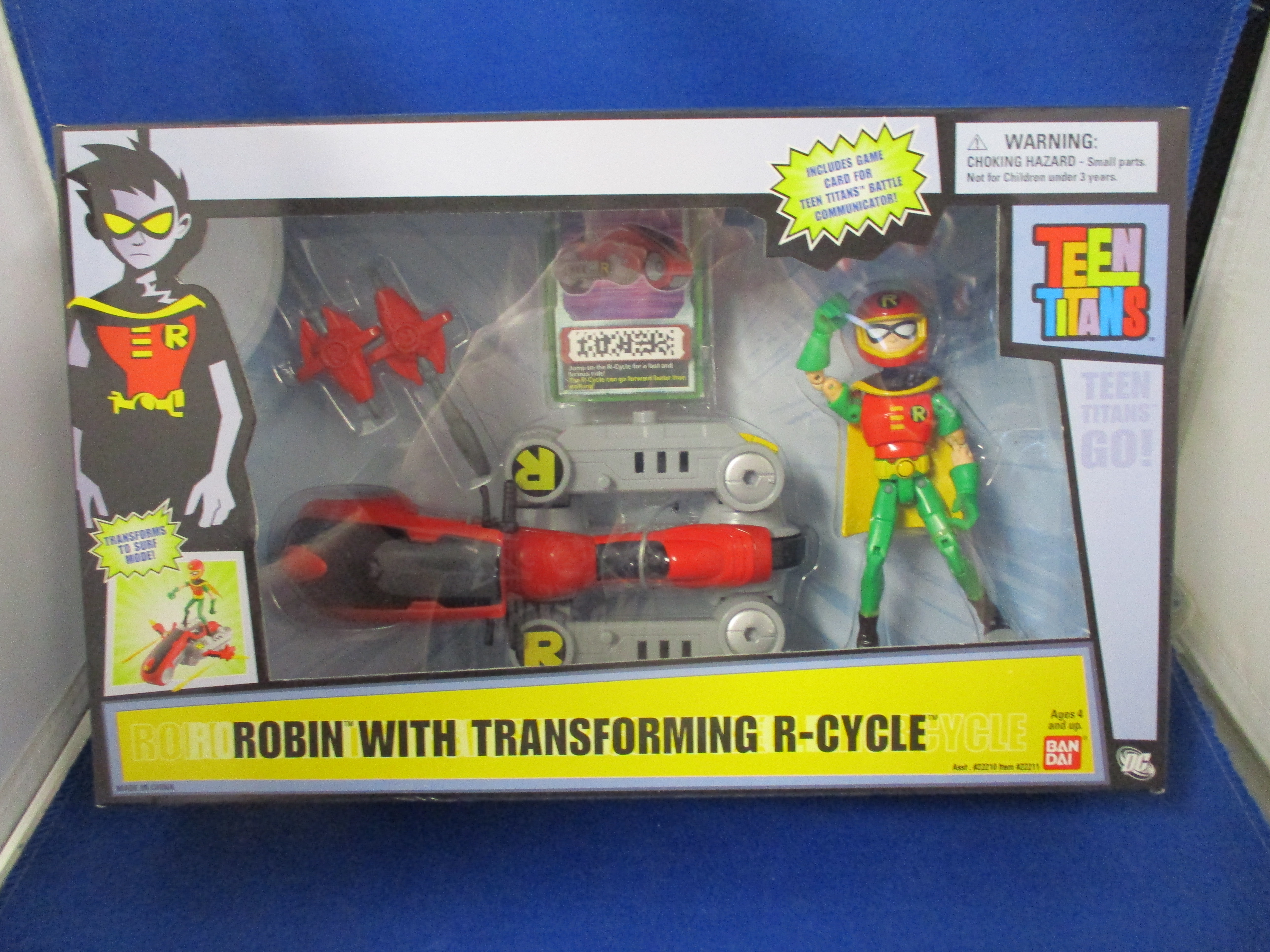 Teen Titans Robin W/ Transforming R-Cycle