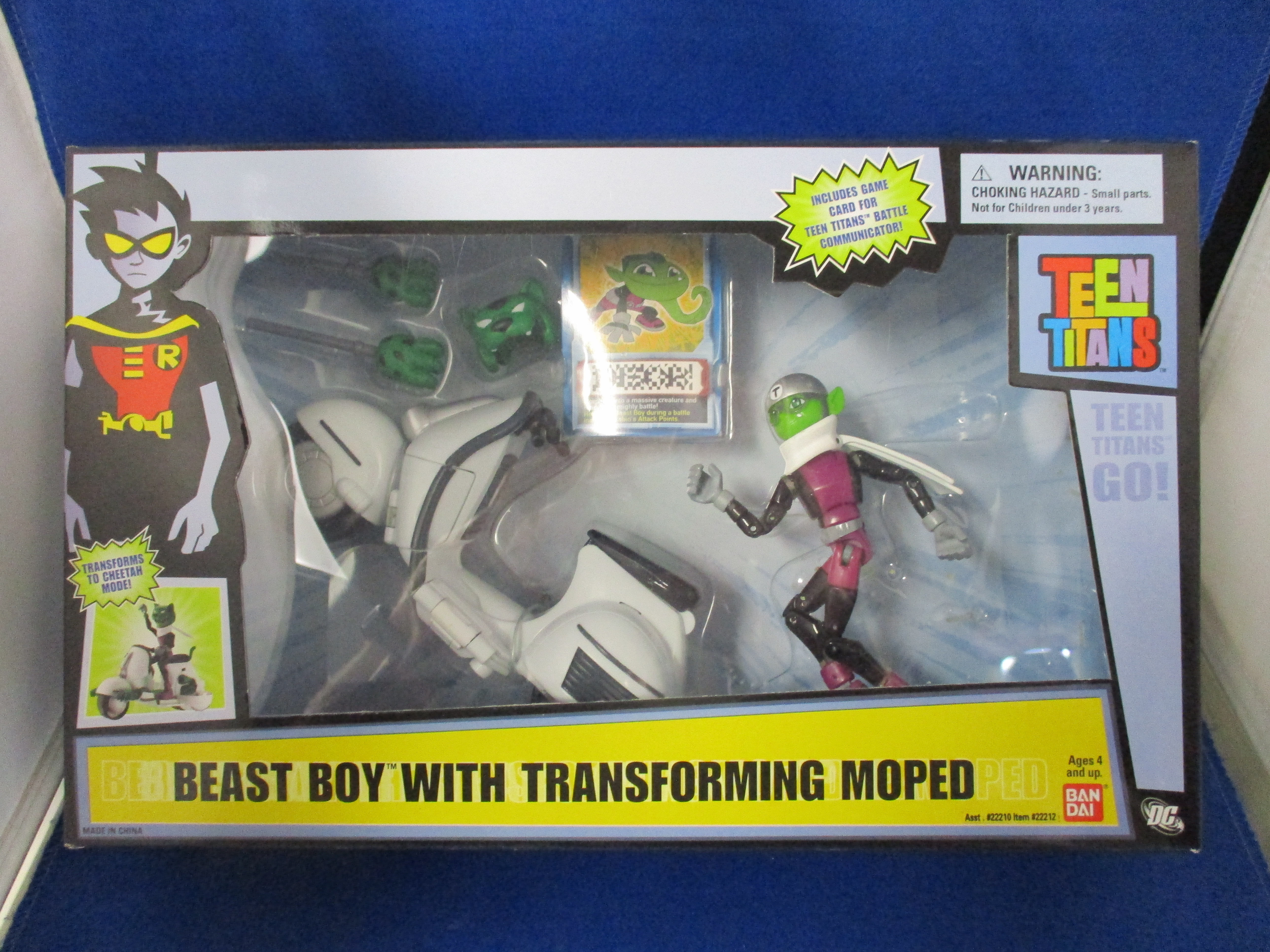 Teen Titans Beast Boy W/ Transforming Moped