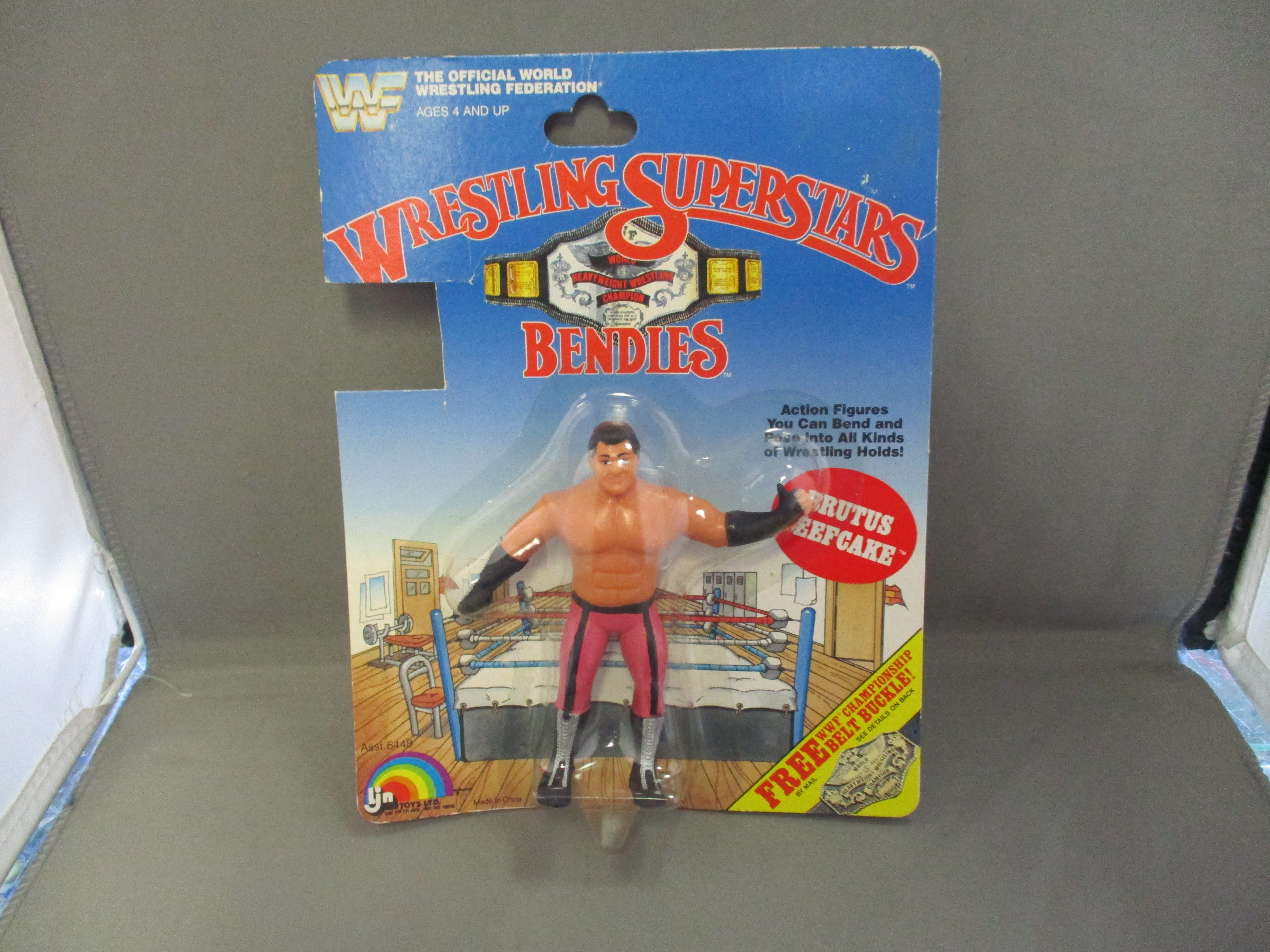 WWE LJN Wrestling Superstars Bendies Brutus Beefcake