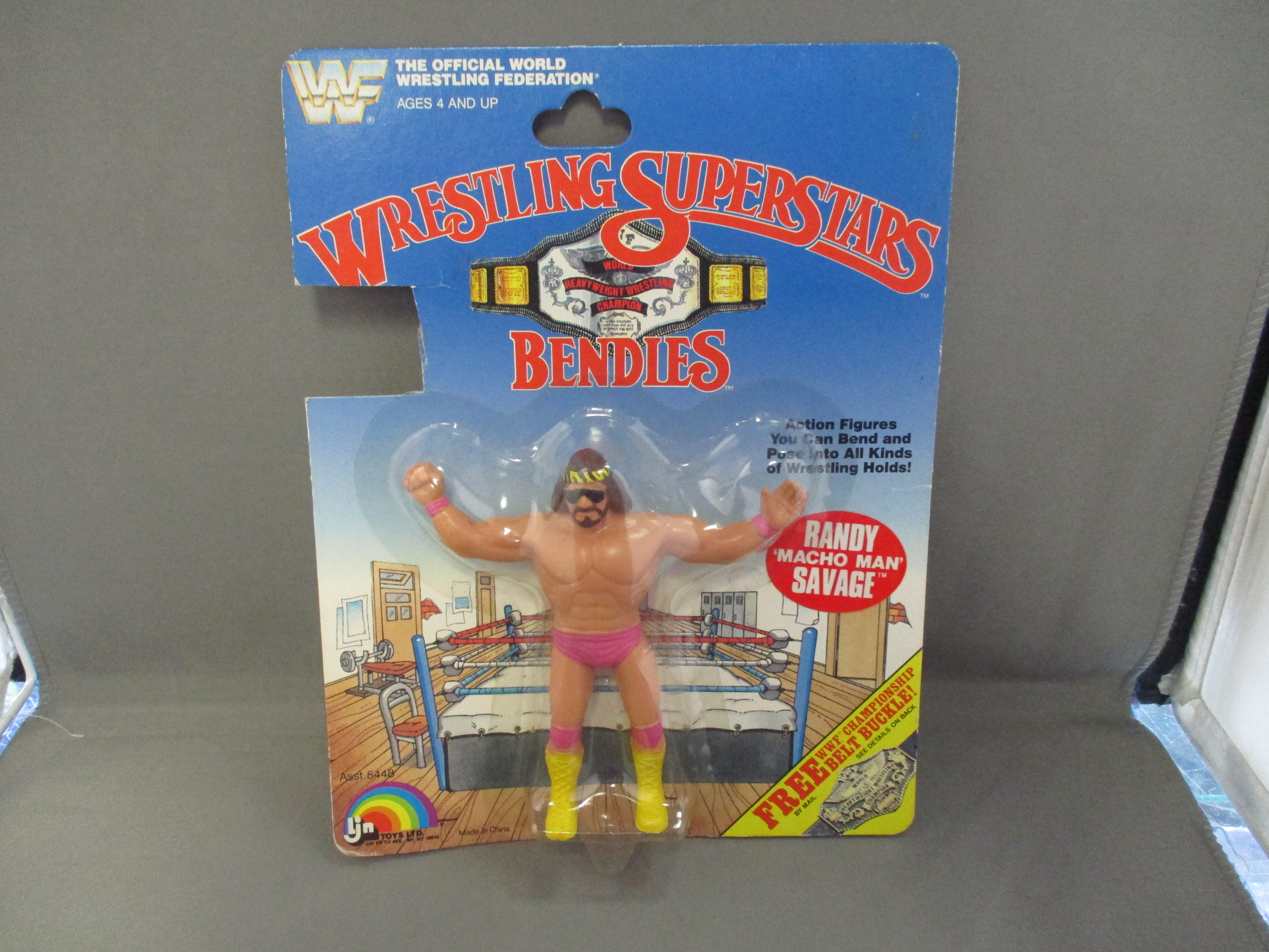 WWE LJN Wrestling Superstars Bendies Macho Man Randy Savage