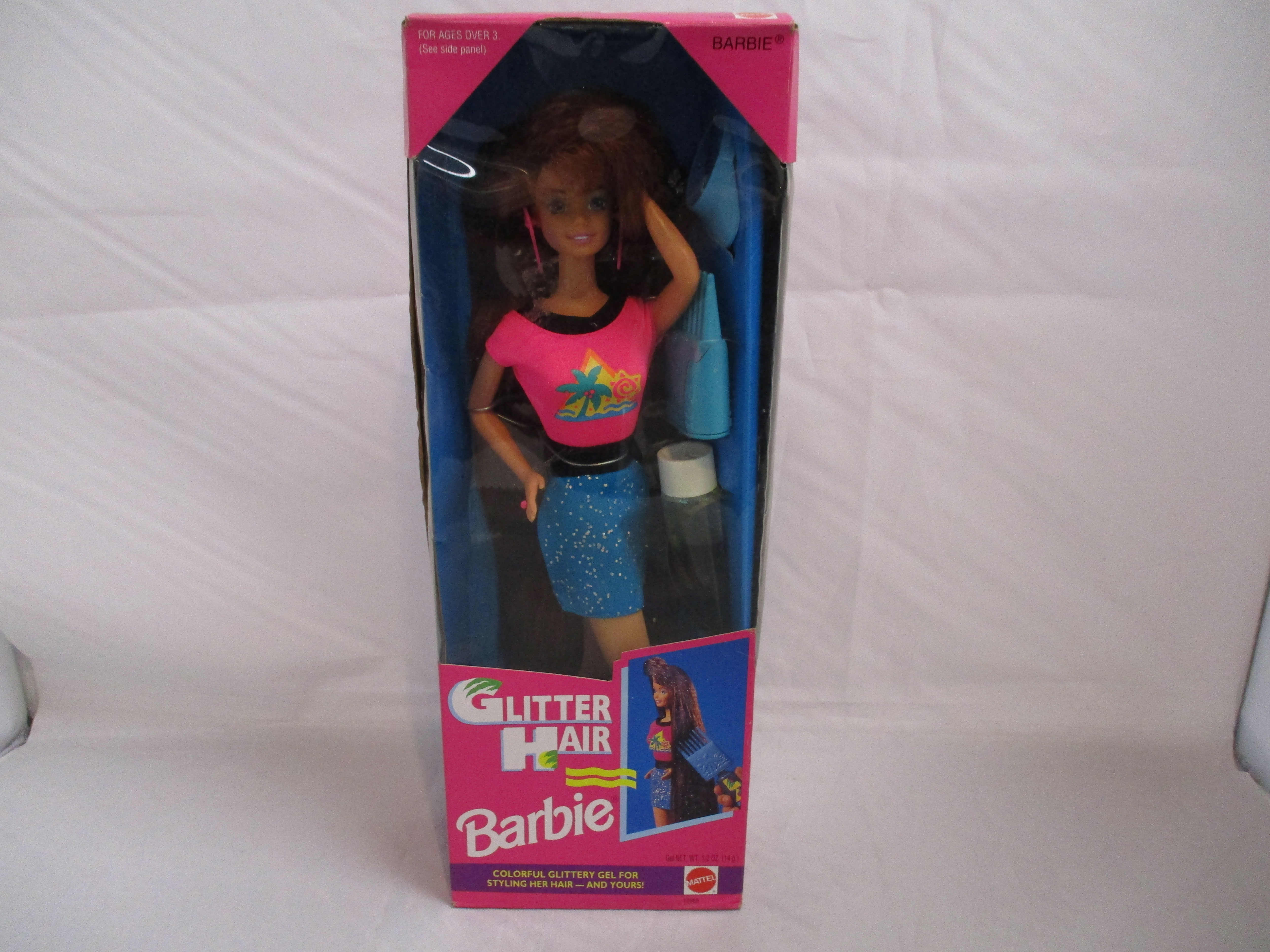 1993 Glitter Hair Barbie Red Hair #10968