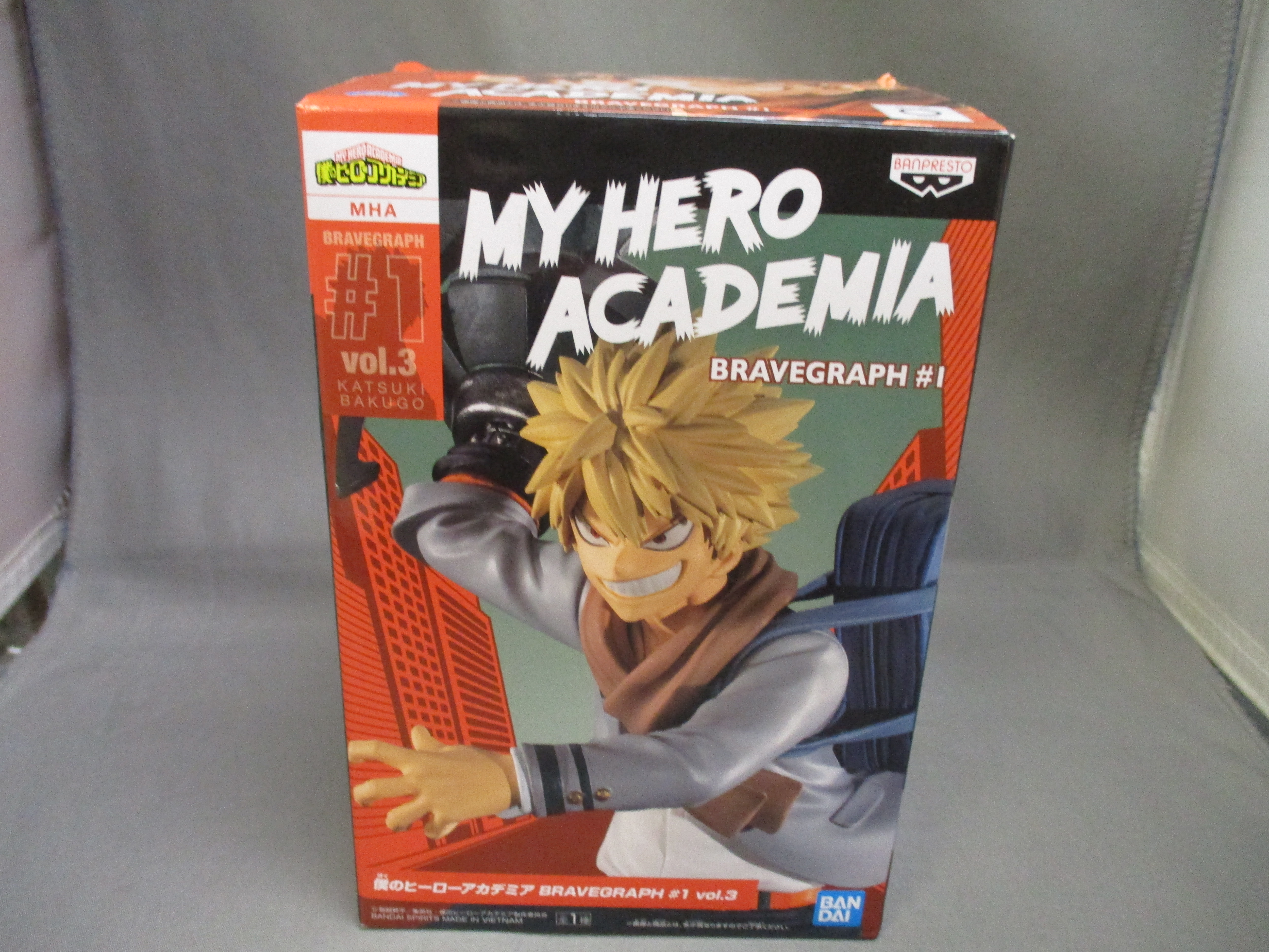 Banpresto My Hero Academia Bravegraph #1 vol. 3 Katsuki Bakugo