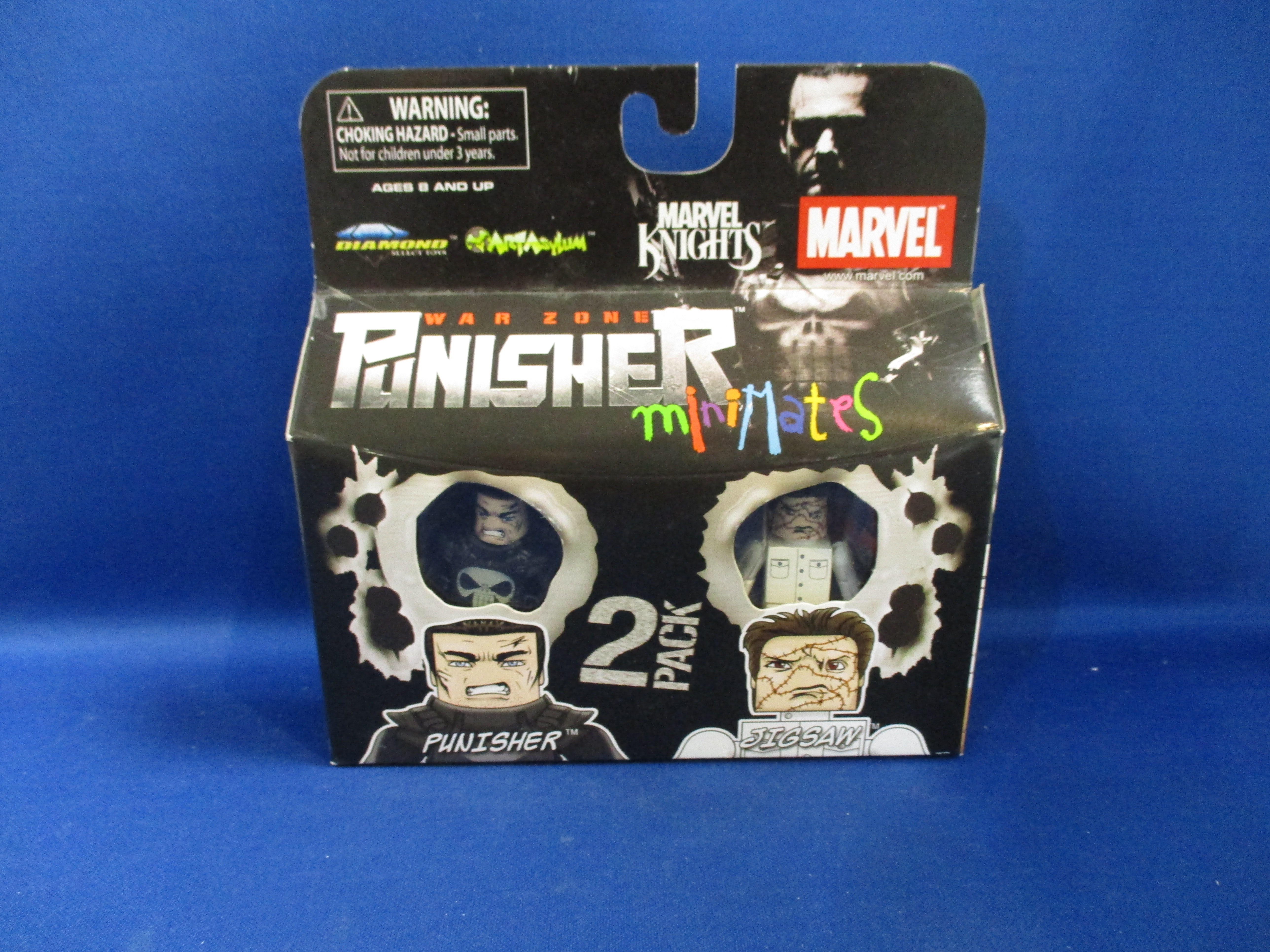 Marvel Minimates Warzone Punisher 2 pack Jigsaw & Punisher