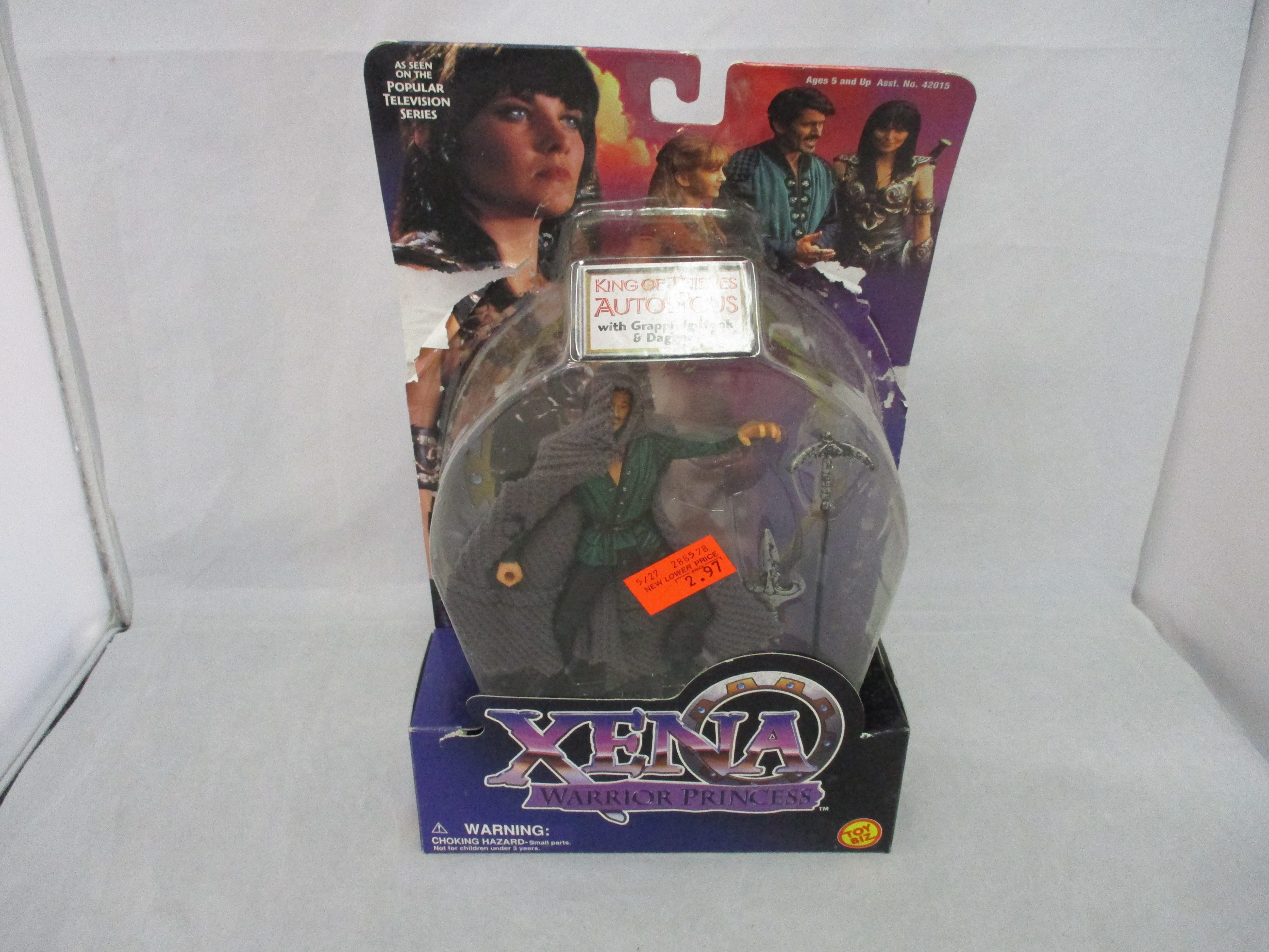 Toybiz Xena Warrior Princess King of Thieves Autolycus with Grappling Hook & Dagger