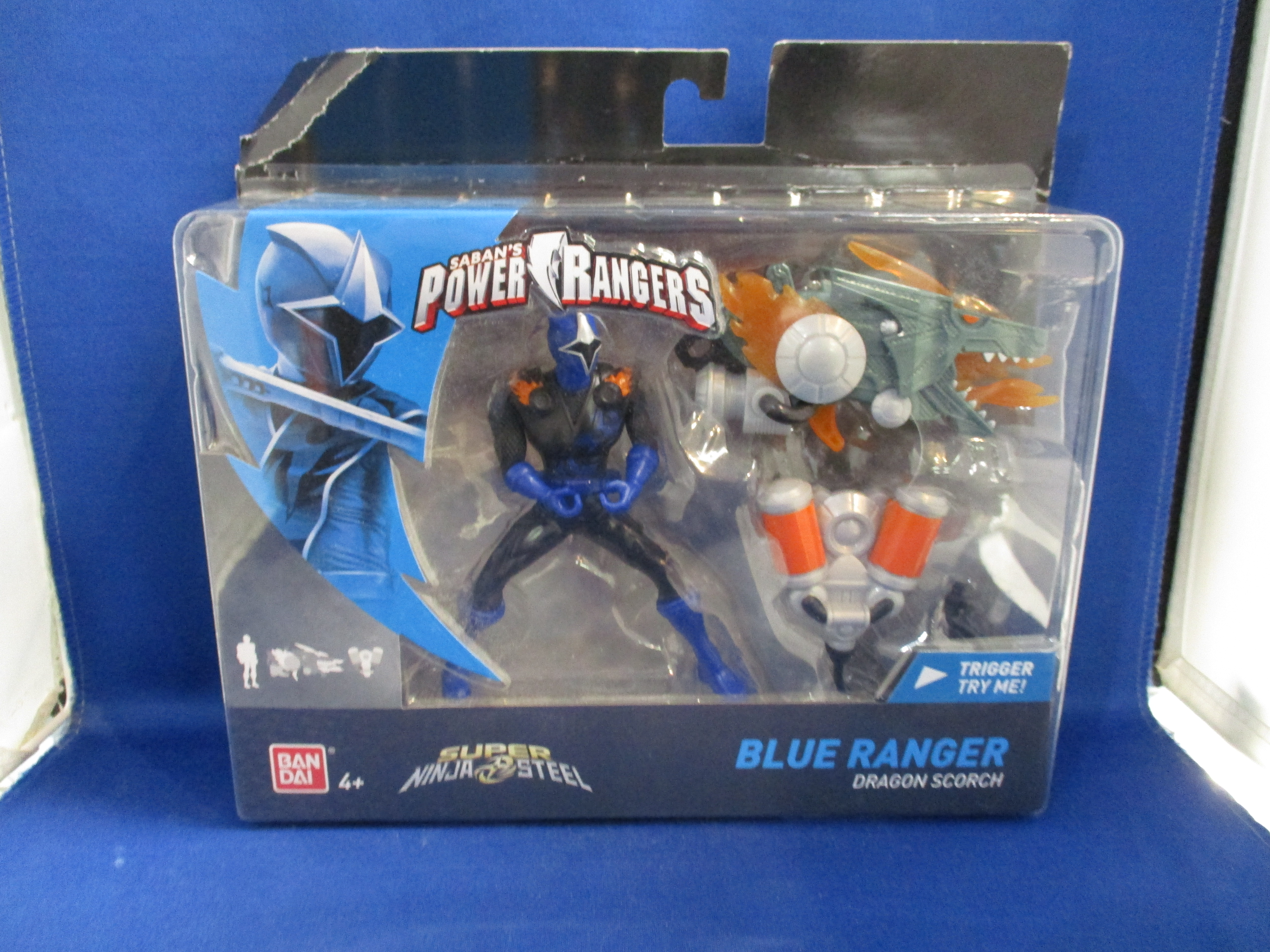 Power Rangers Super Ninja Steel Blue Ranger Dragon Scorch