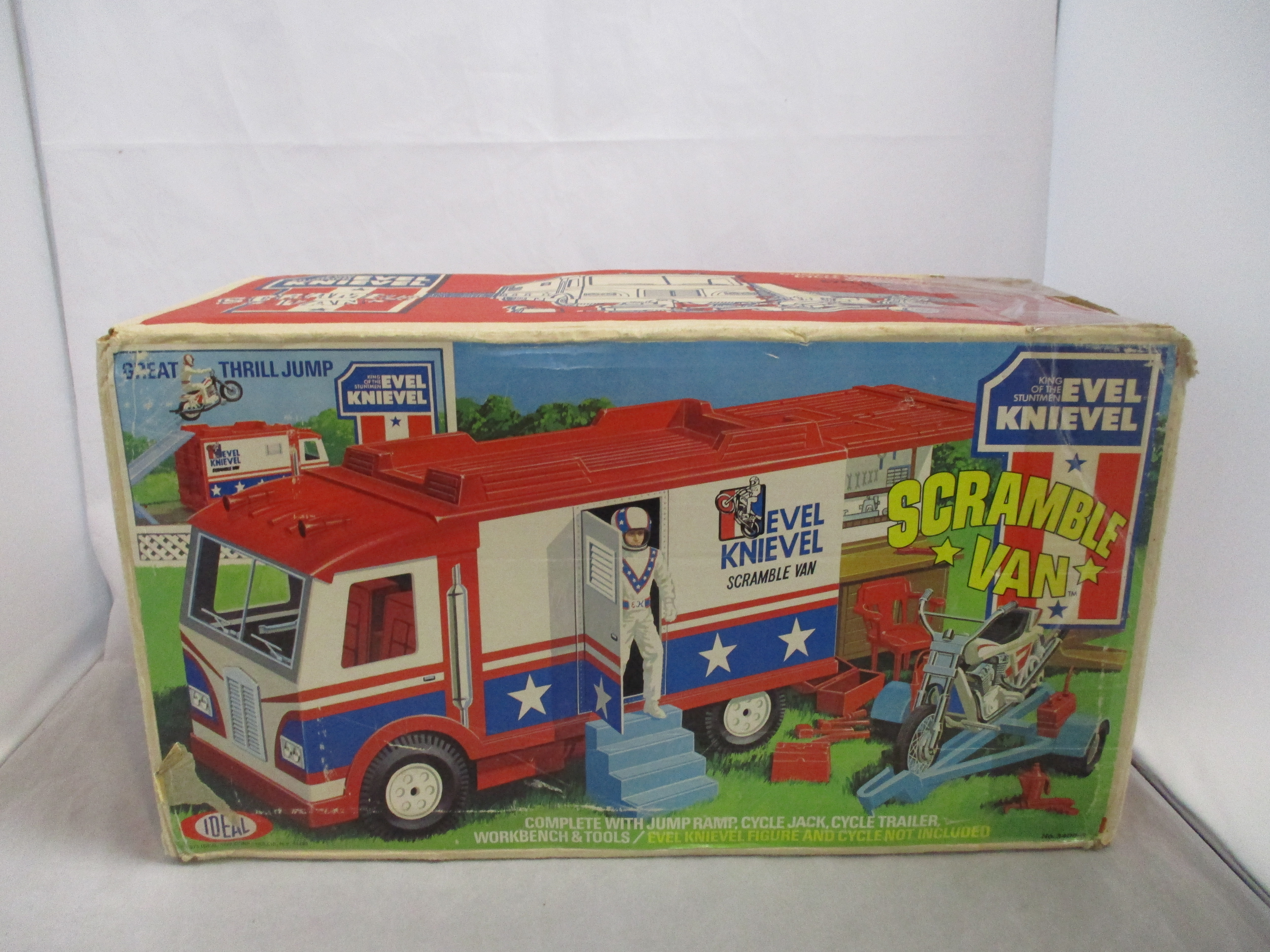 Ideal Toys Evel Knievel Scramble Van