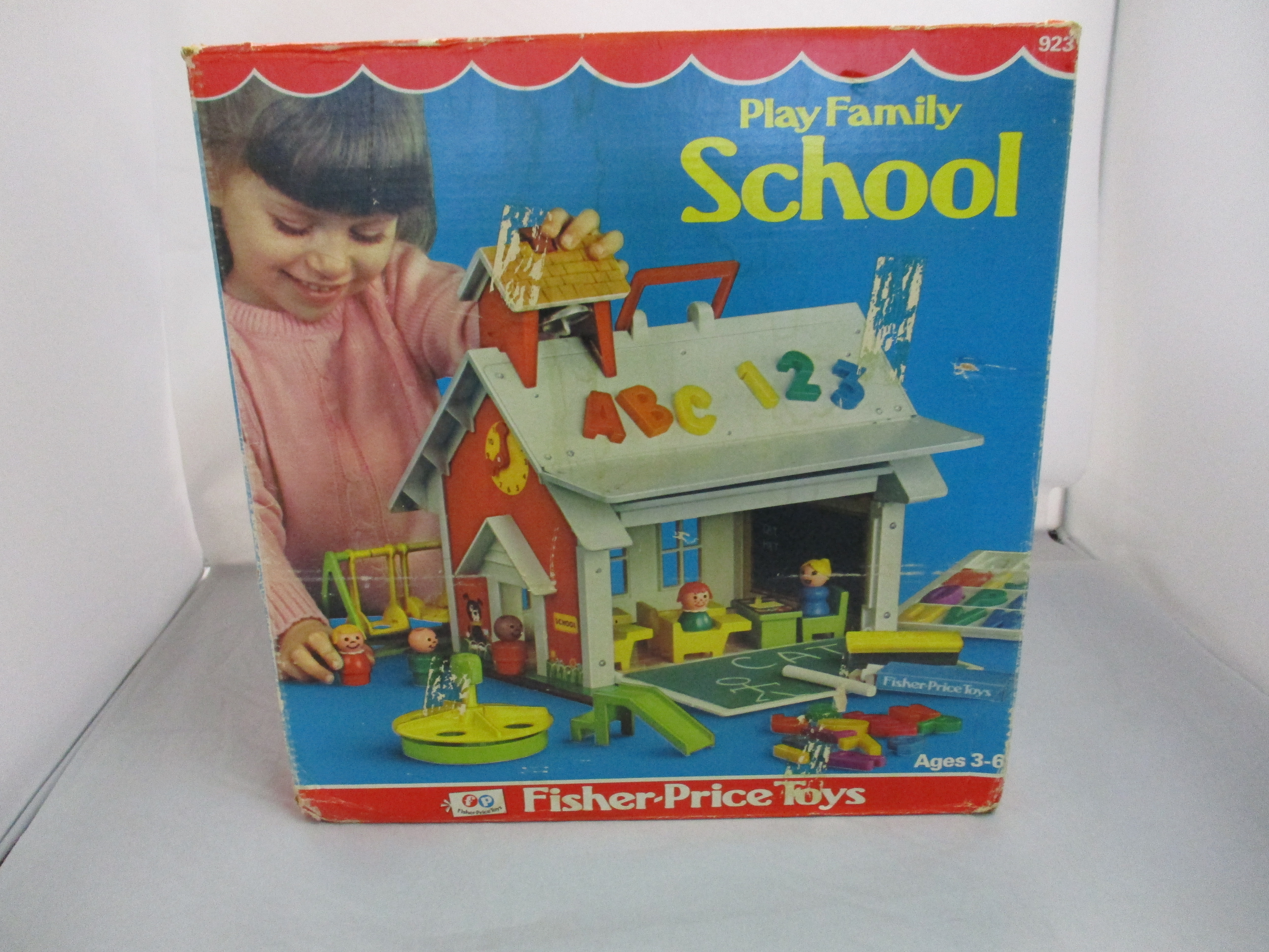 Fisher Price #923 Play Family School with Box