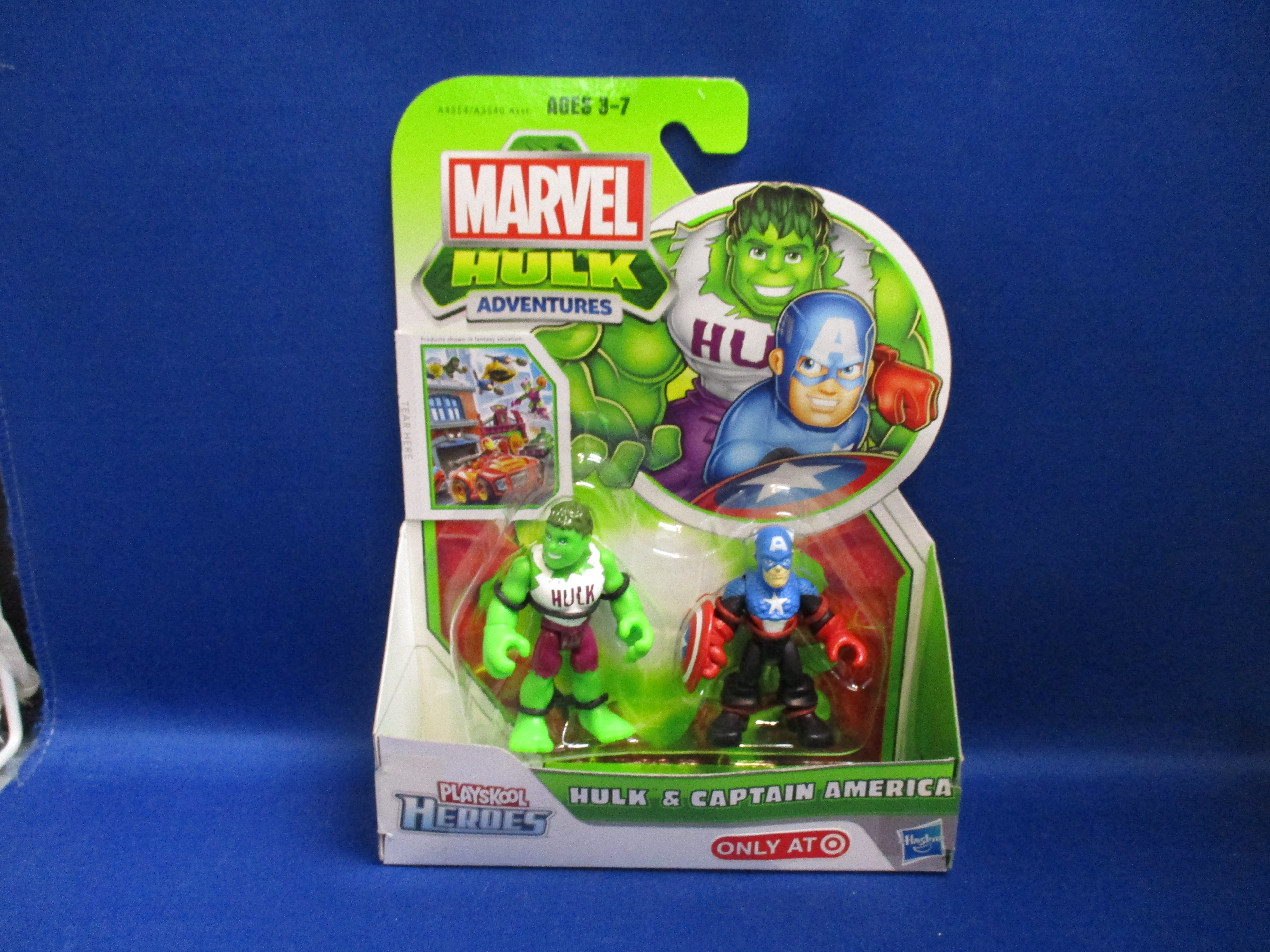 Playskool Heroes Marvel Hulk Adventures Hulk & Captain America