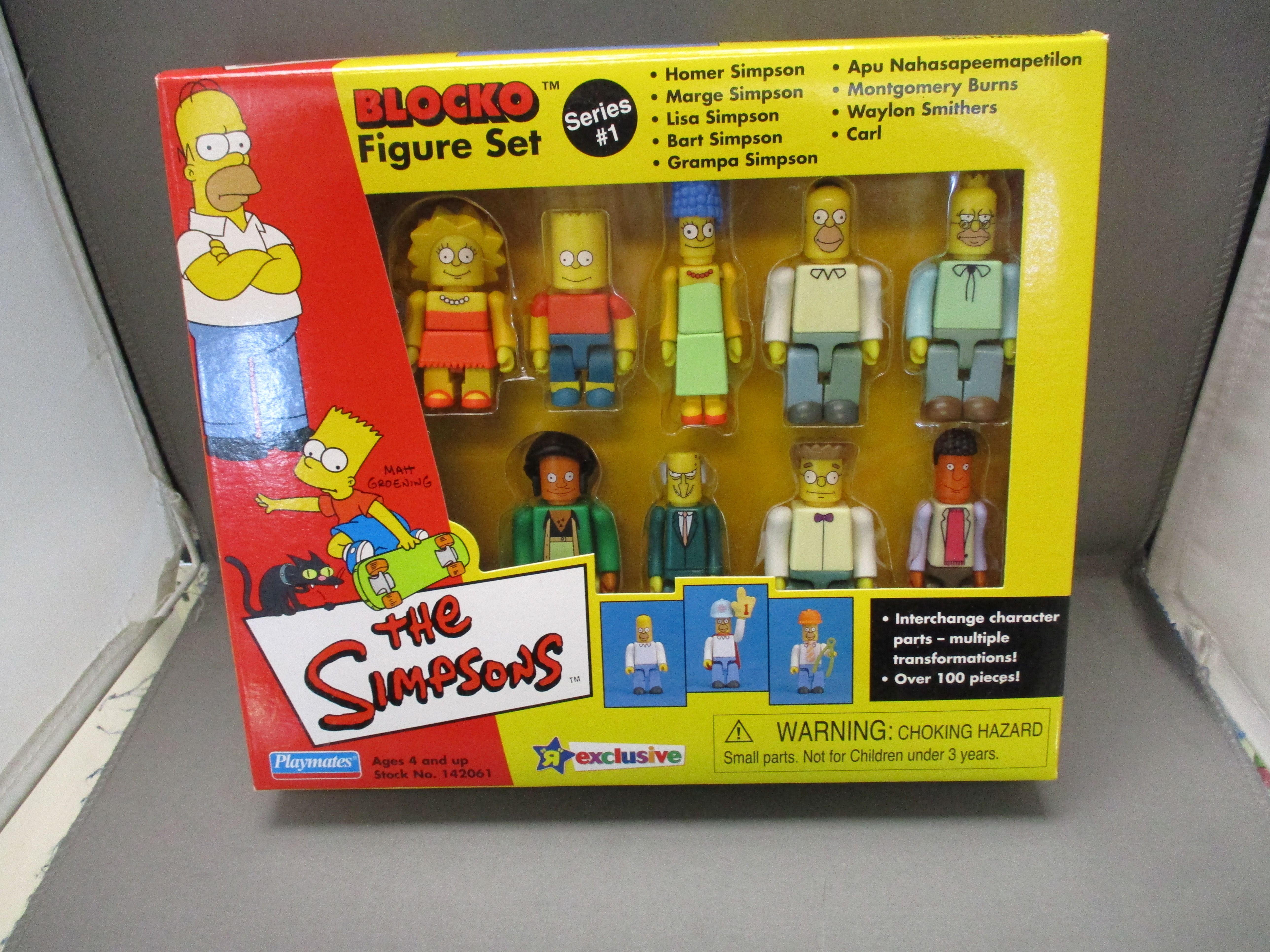 The Simpsons Blocko Figure Set Series #1