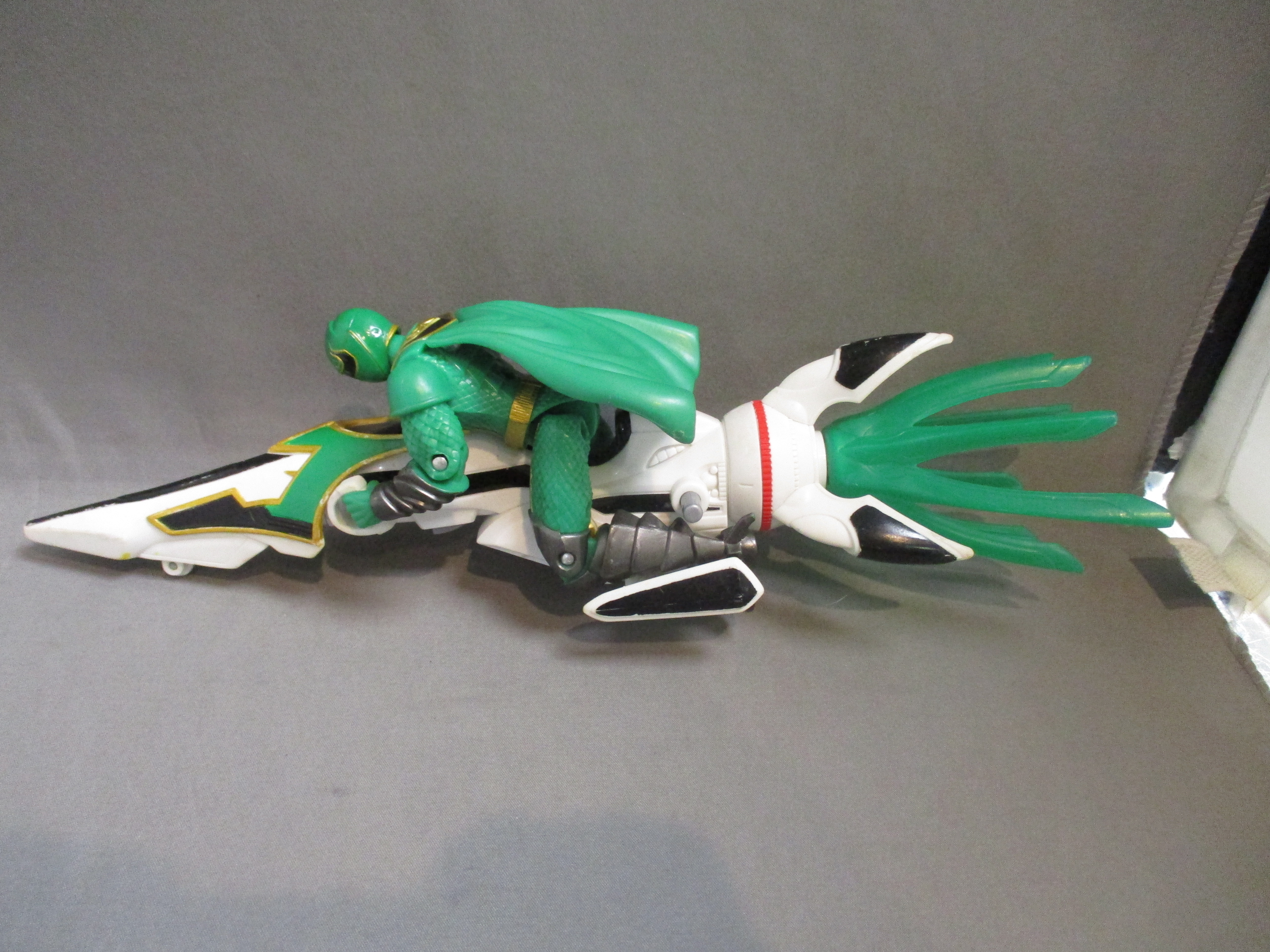 Power Rangers Mystic Force Green Ranger w/ Mystic Rider Racer