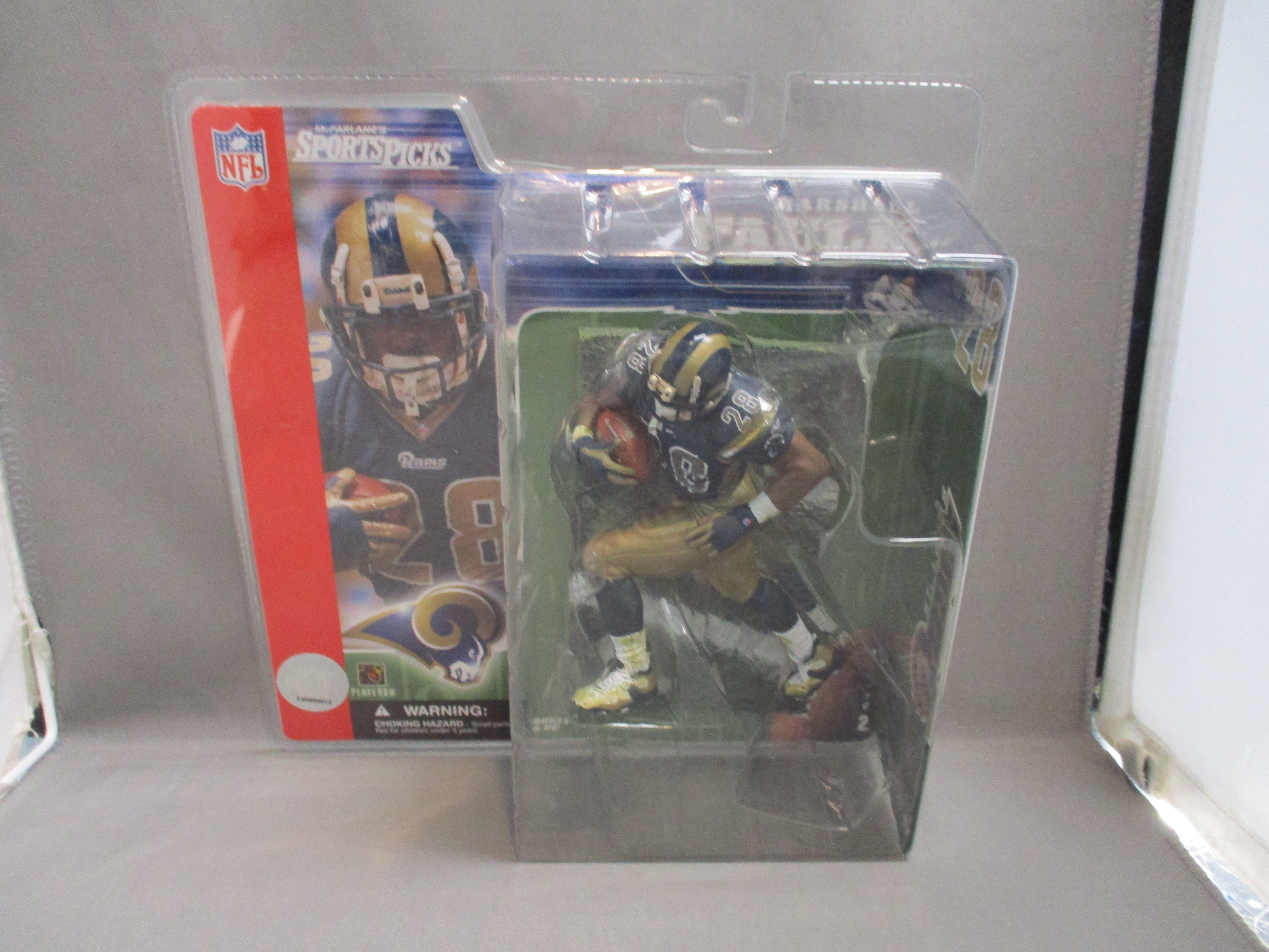 McFarlane Toys NFL ST. Louis Rams Sports Picks Football Series 2 Marshall Faulk