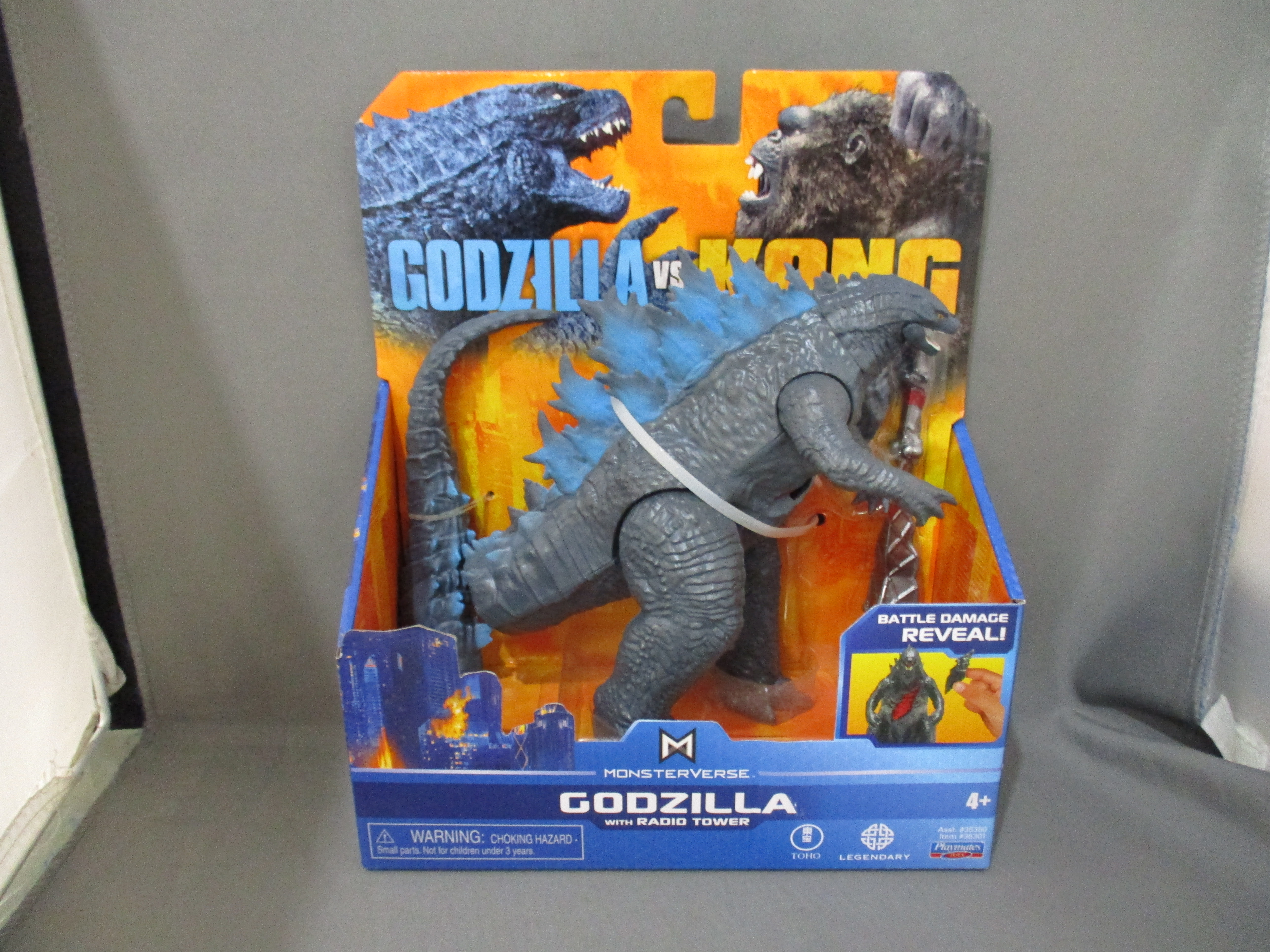 Playmates Godzilla Vs. Kong Godzilla W/ Radio Tower