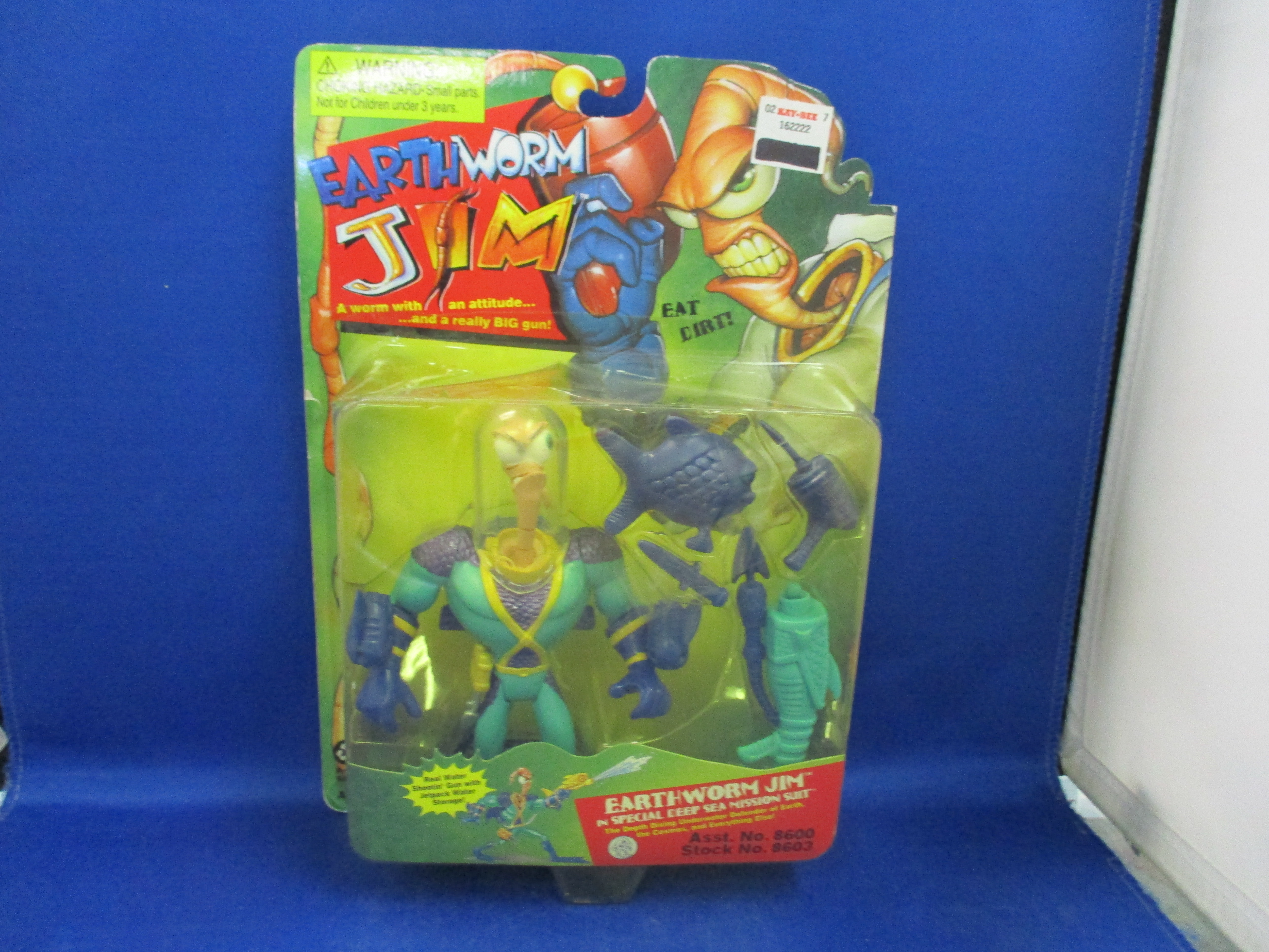Earthworm Jim EWJ in Special Deep Sea Mission Suit